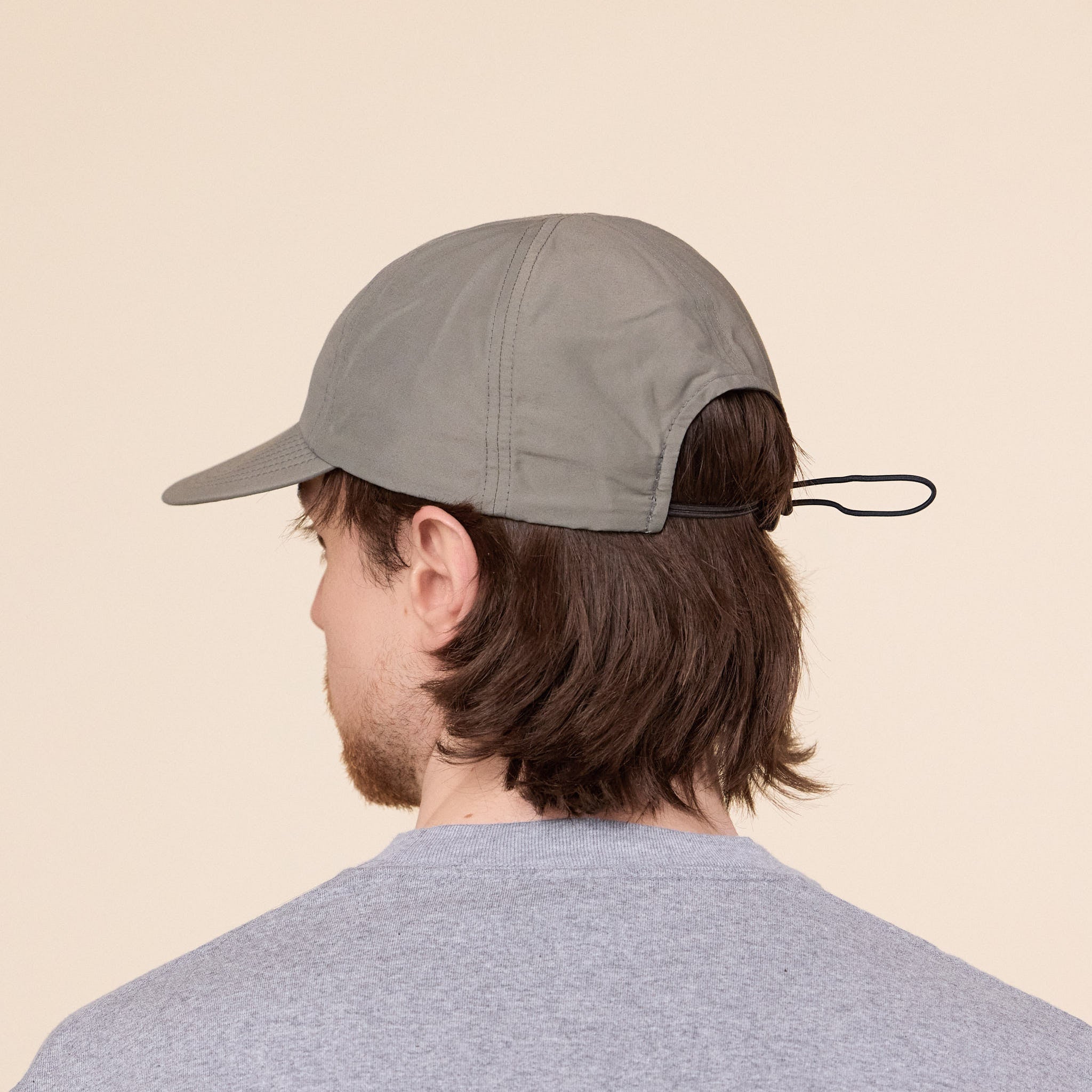 SEDAN ALL-PURPOSE - Tech Logo Cotton Nylon Camp Cap - Khaki