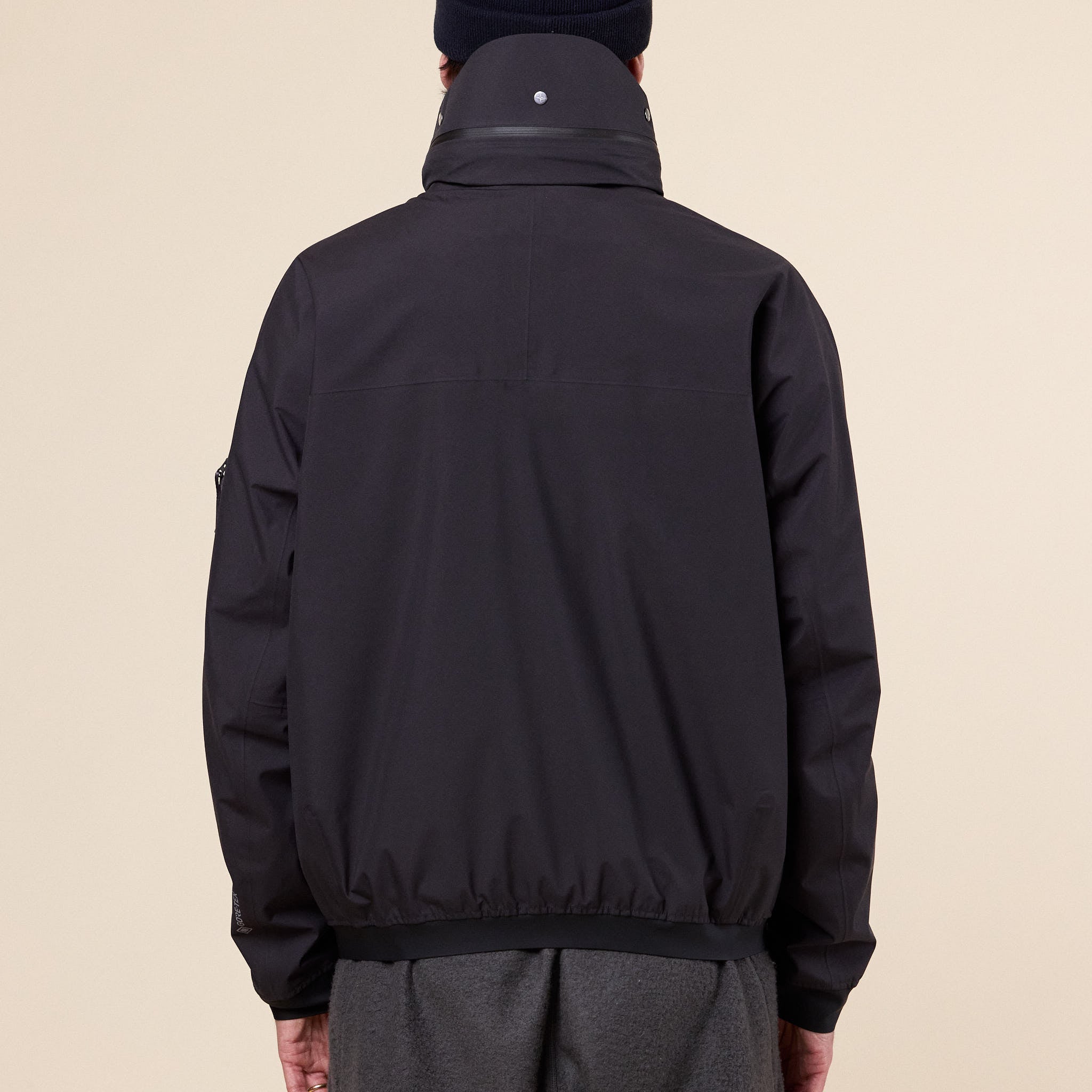 Stone Island Stellina - 3L Gore-Tex Waterproof Hooded Jacket - Lead Grey