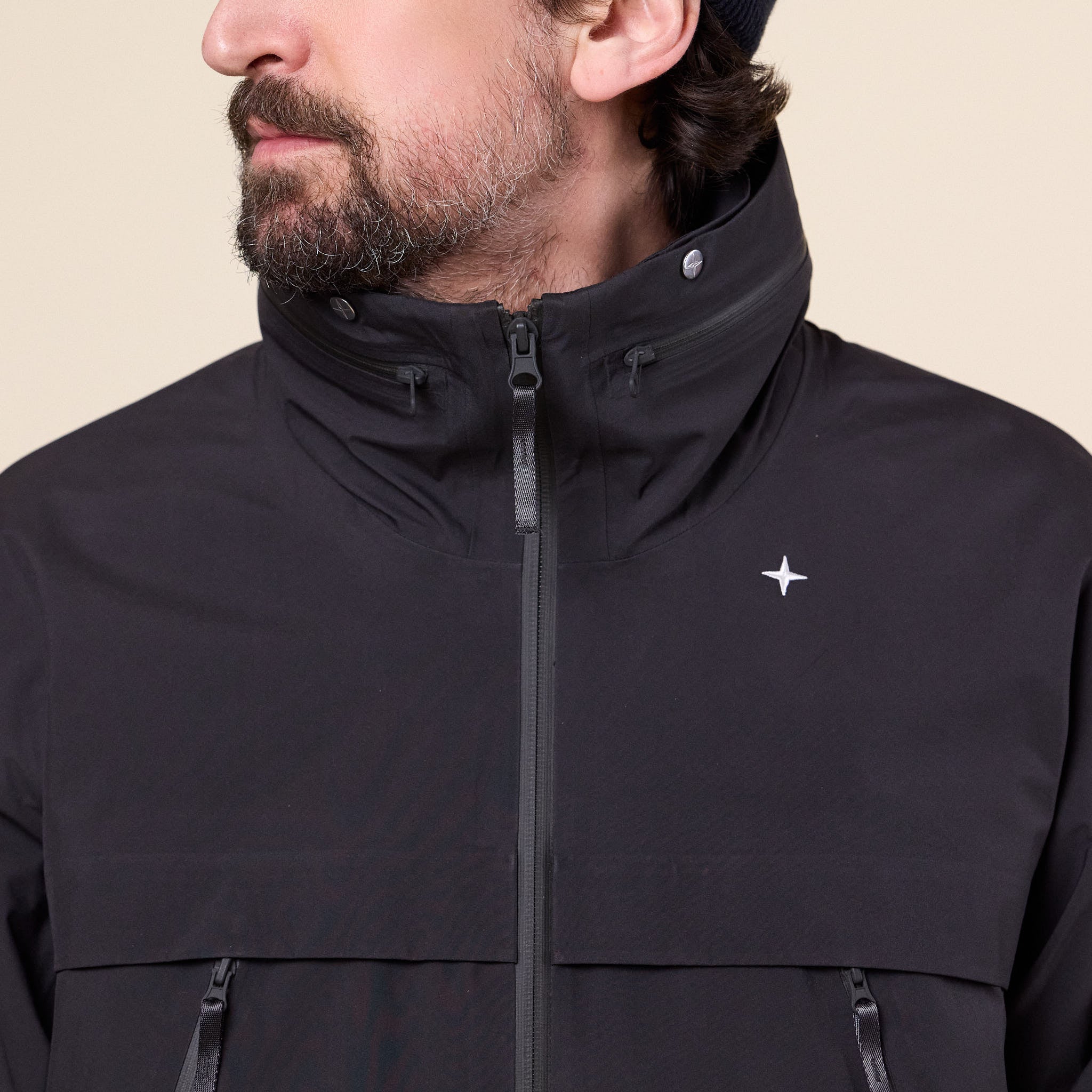 Stone Island Stellina - 3L Gore-Tex Waterproof Hooded Jacket - Lead Grey