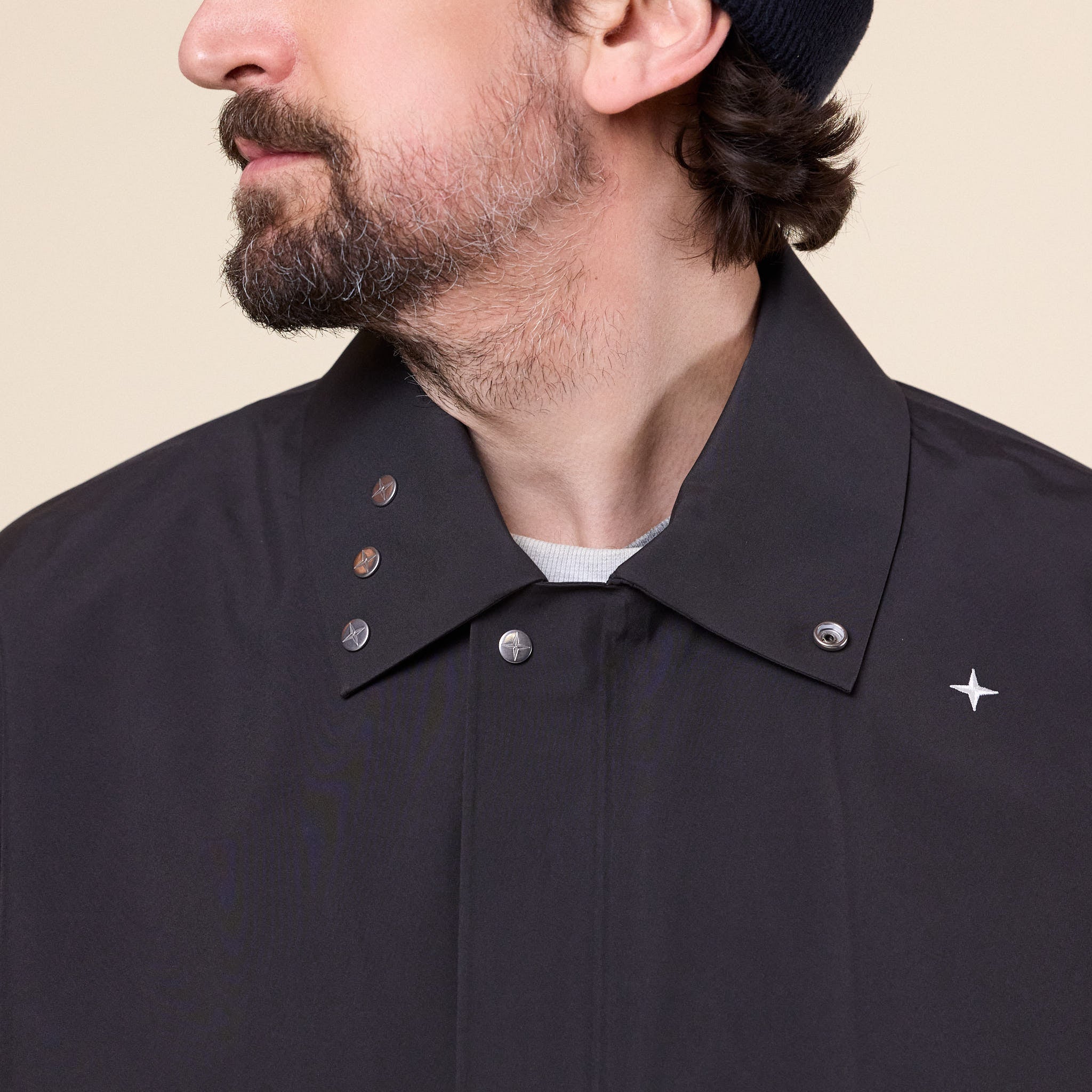 Stone Island Stellina - 3L Gore-Tex Waterproof Coach Jacket - Lead Grey