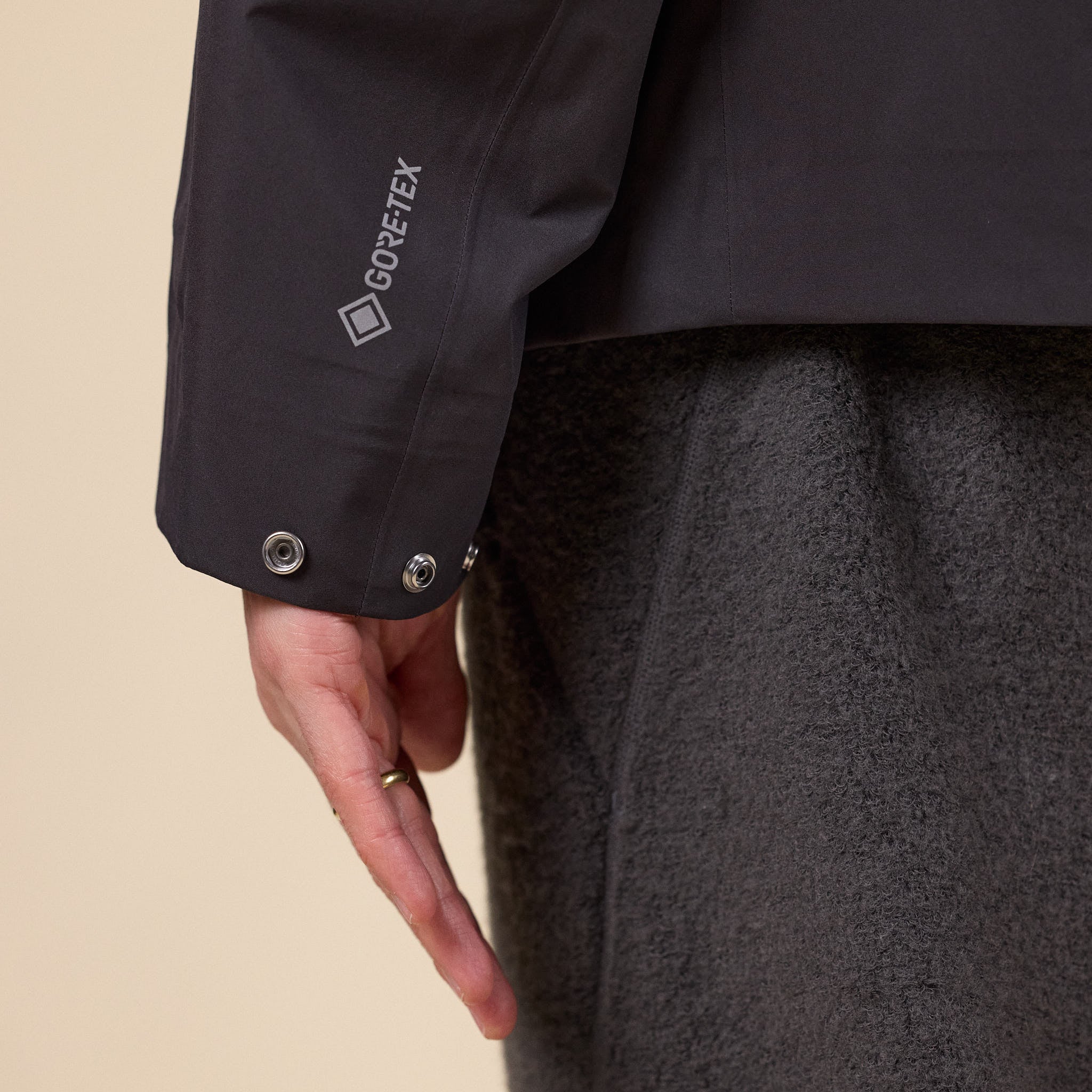 Stone Island Stellina - 3L Gore-Tex Waterproof Coach Jacket - Lead Grey