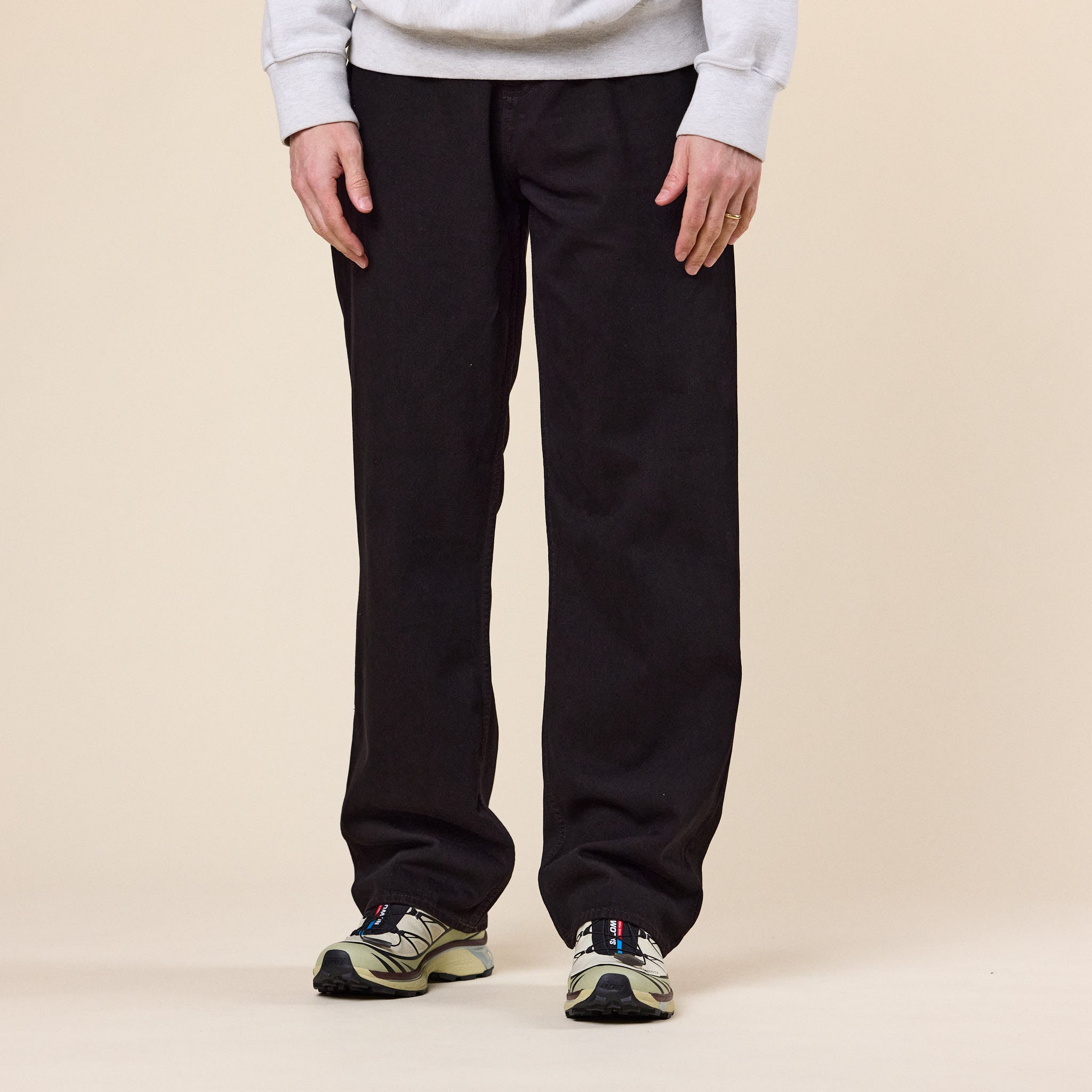 Edwin Jeans - Matrix Wide Pant - Black Coffee Bean Overdyed