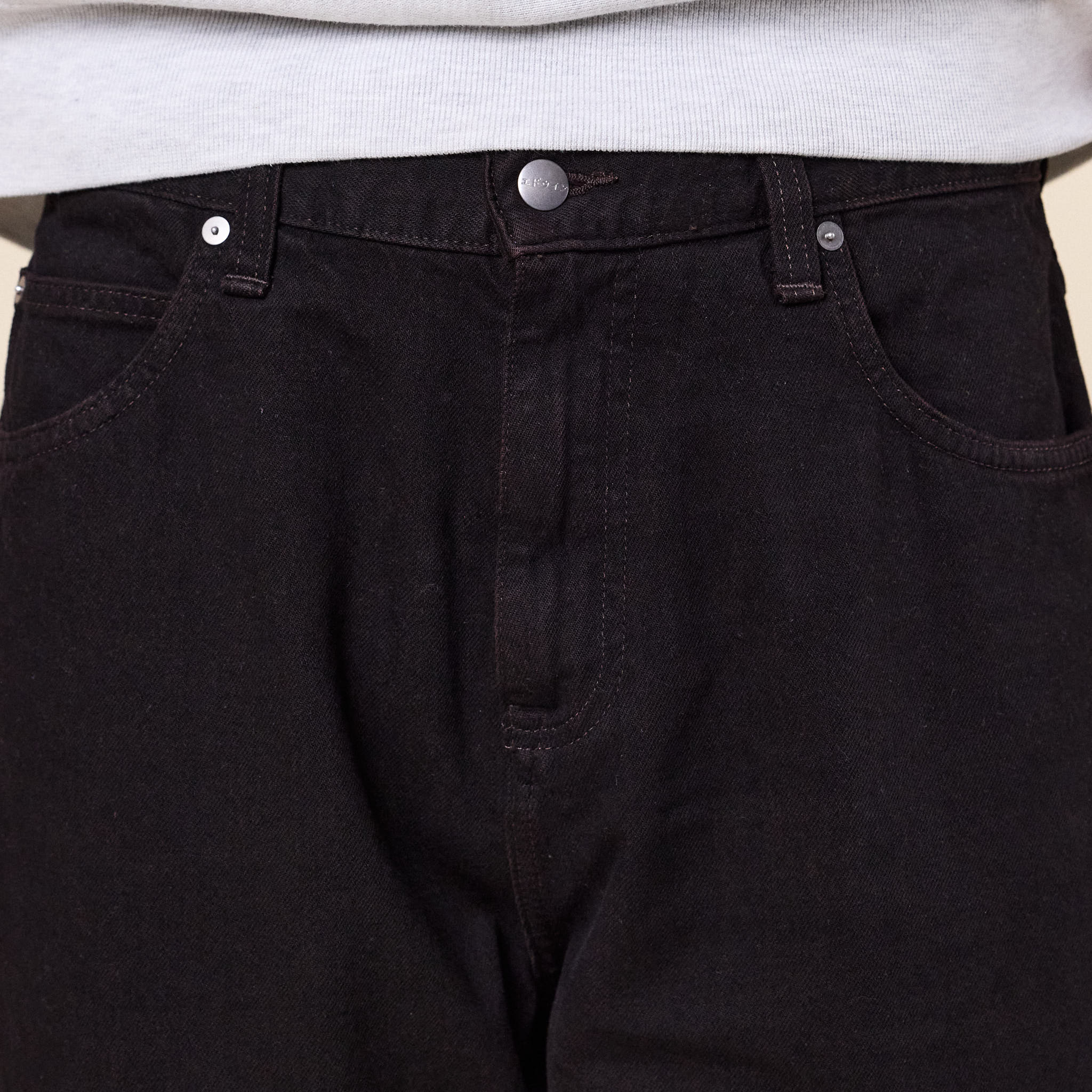 Edwin Jeans - Matrix Wide Pant - Black Coffee Bean Overdyed