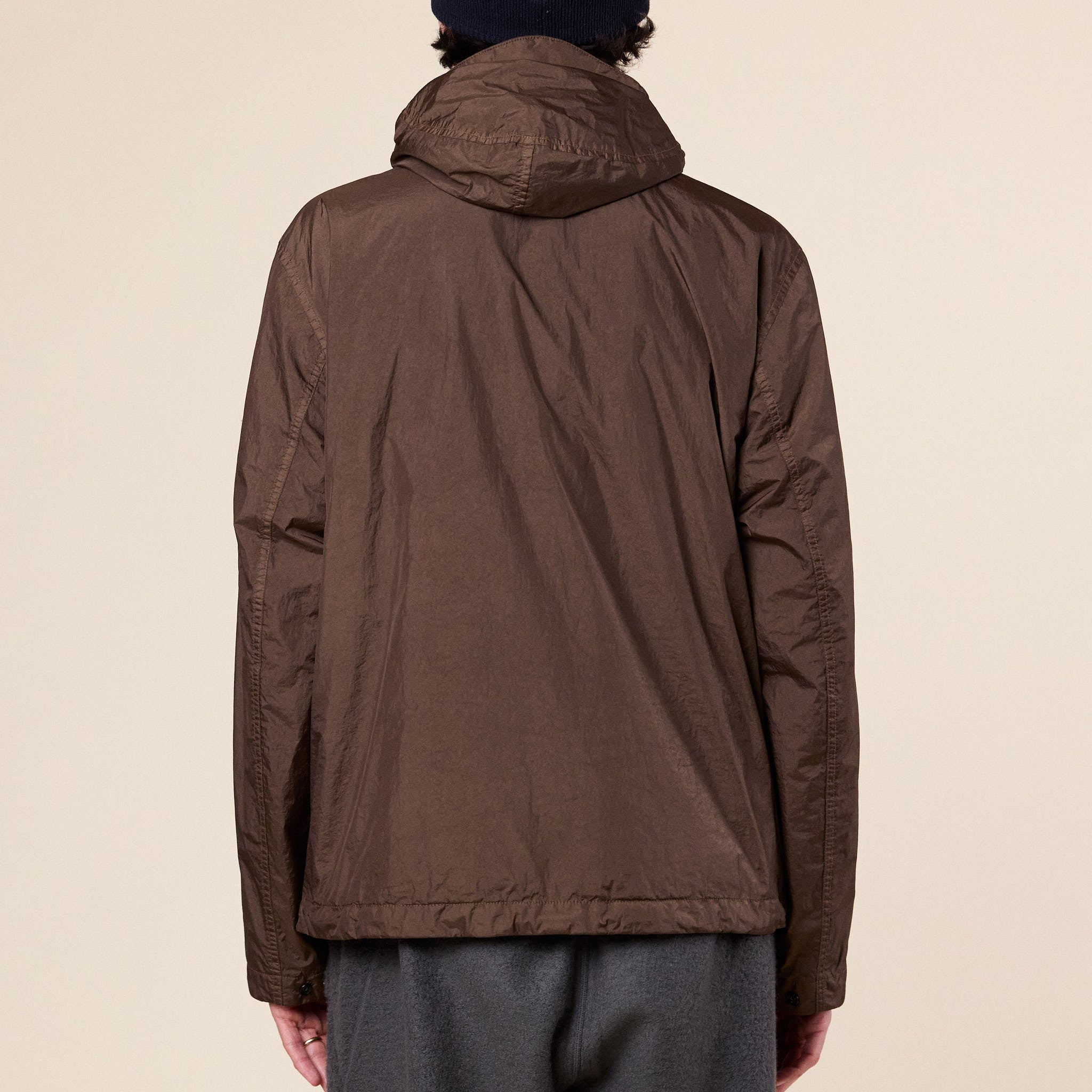 Stone Island - Crinkle Reps NY Hooded Jacket - Umber (Brown)