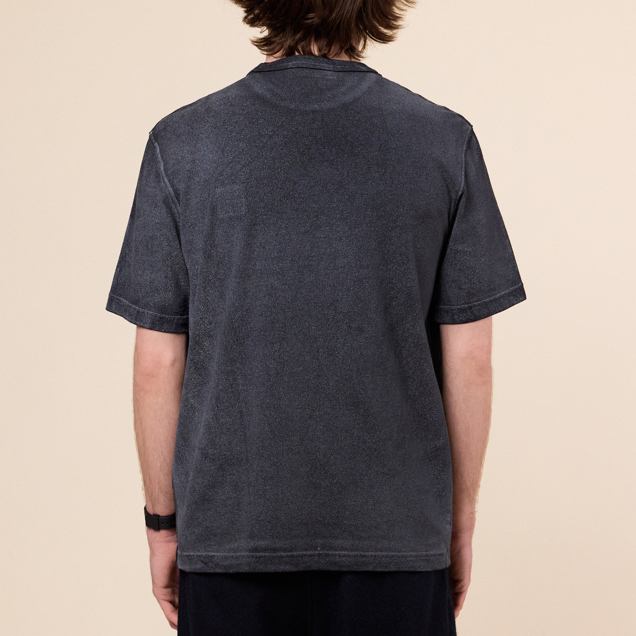 Stone Island - Reflective Garment Lamination T-Shirt - Black
