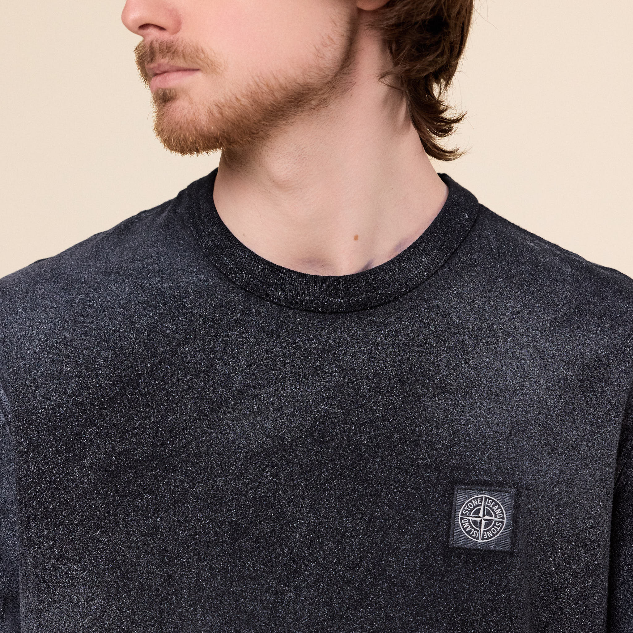 Stone Island - Reflective Garment Lamination T-Shirt - Black