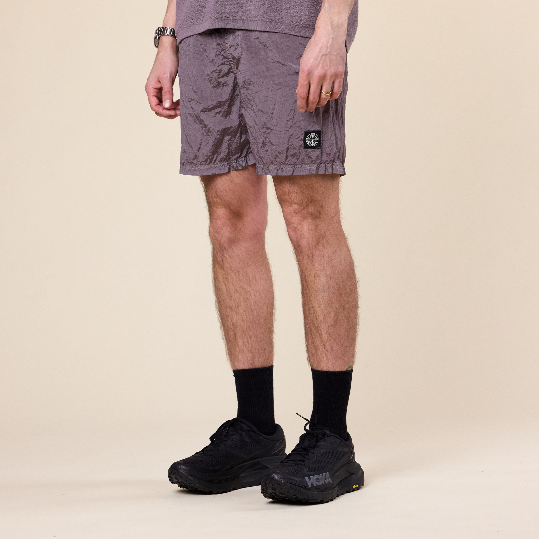 Stone Island - Nylon Metal Shorts - Purple Grey