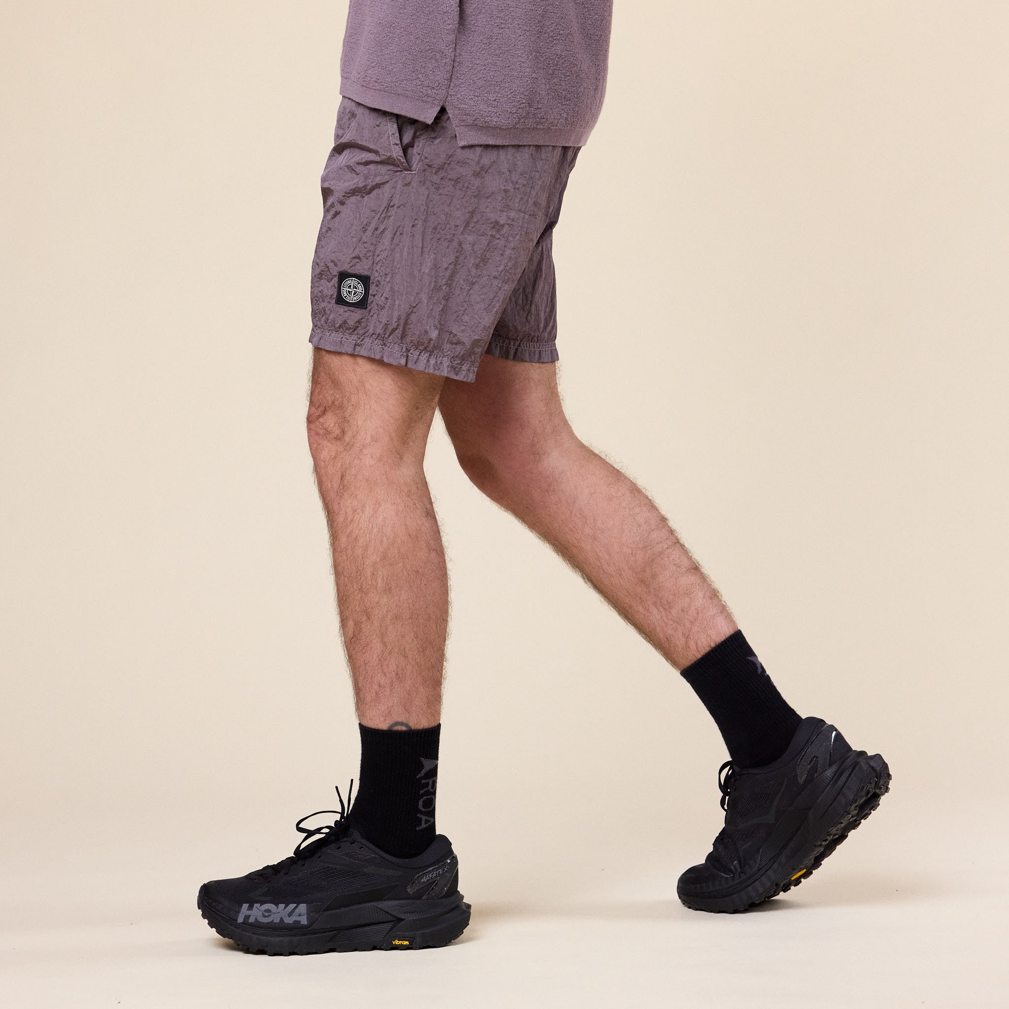 Stone Island - Nylon Metal Shorts - Purple Grey