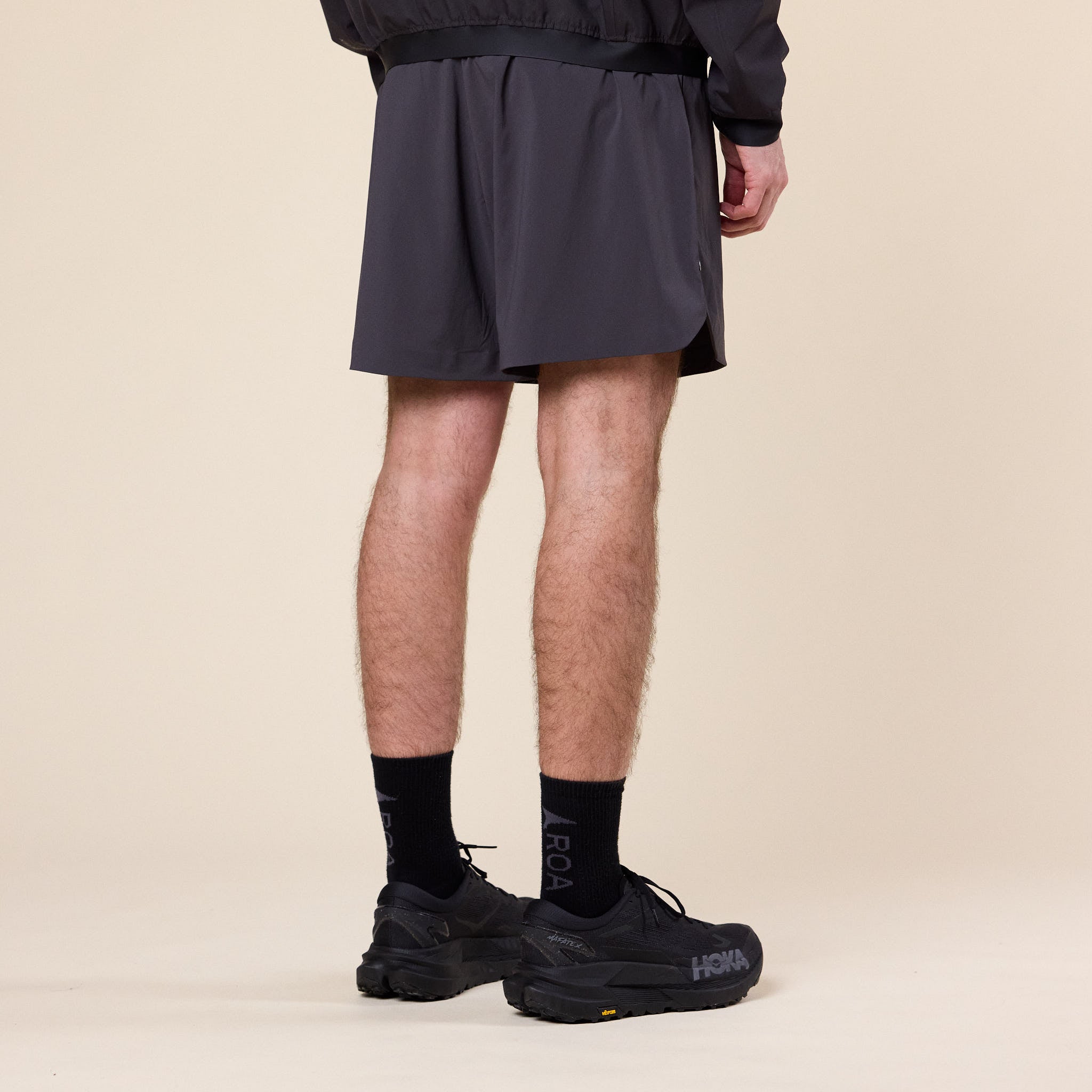Stone Island Stellina - Stretch Nylon Tela_S.I Technical Shorts - Charcoal Grey