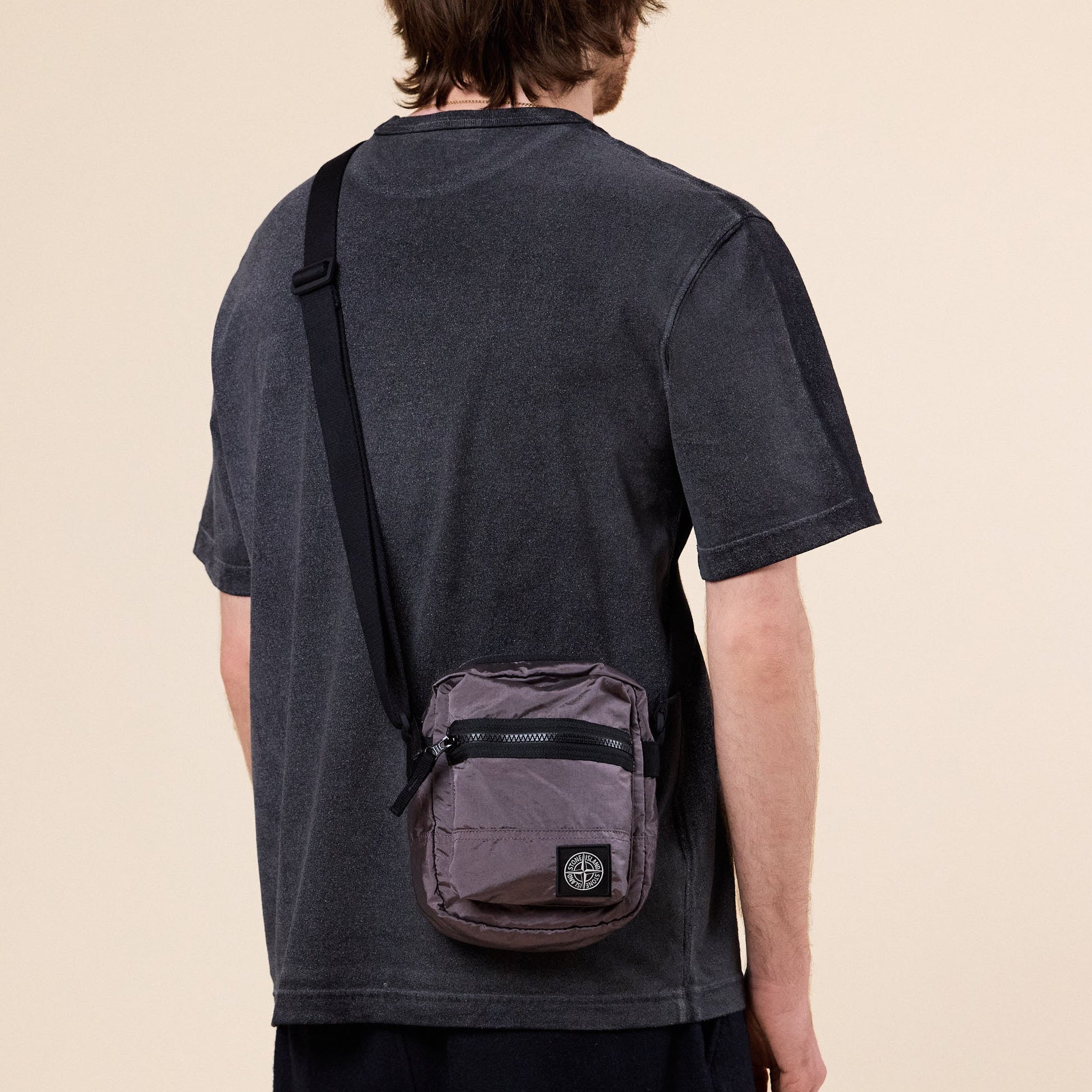 Stone Island - Nylon Metal Pouch Bag - Purple Grey