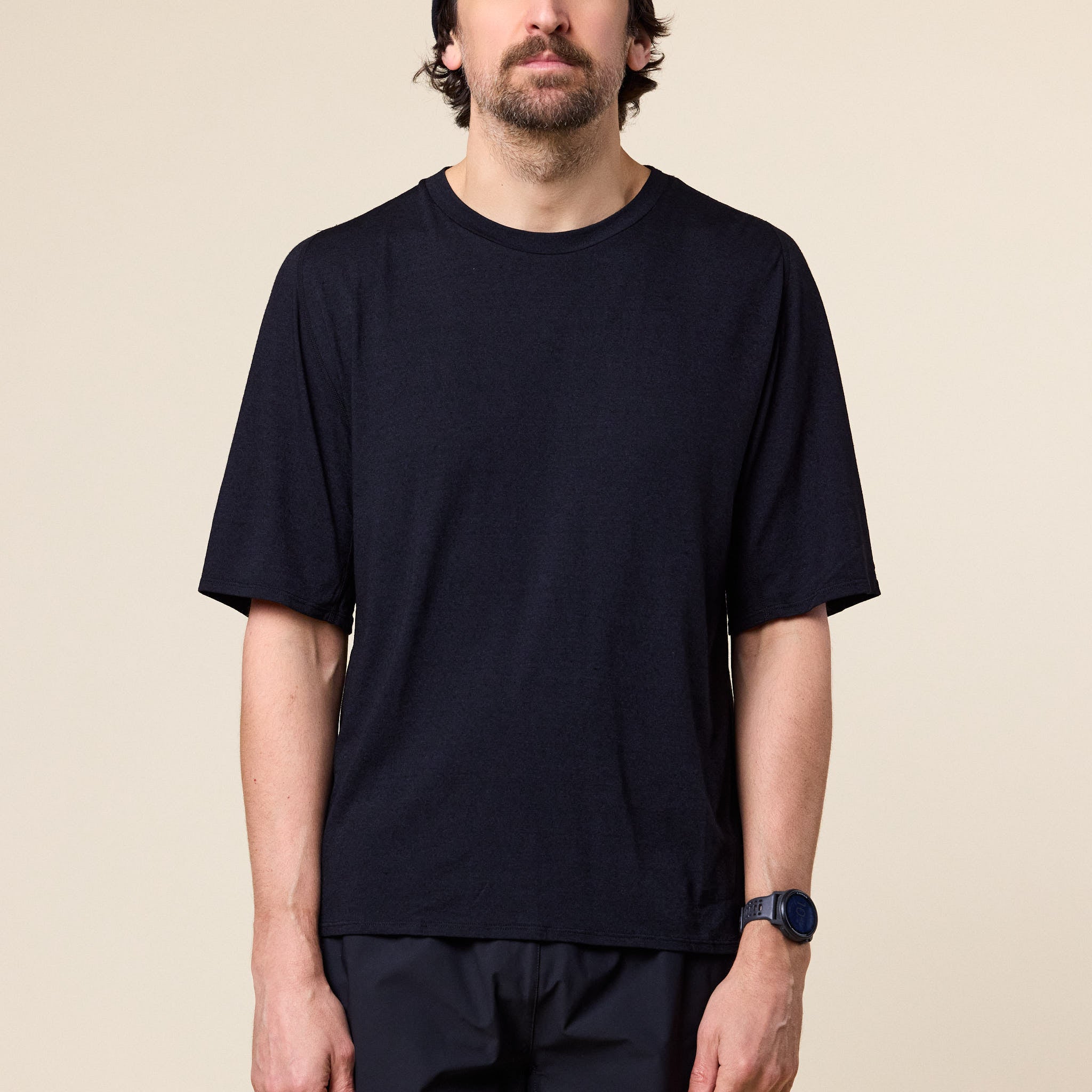 Portal - Drift Merino S/S T-Shirt - Black Beauty