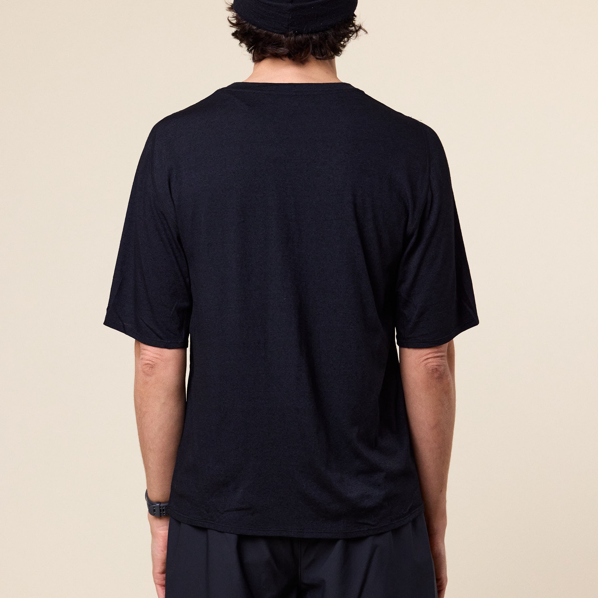Portal - Drift Merino S/S T-Shirt - Black Beauty