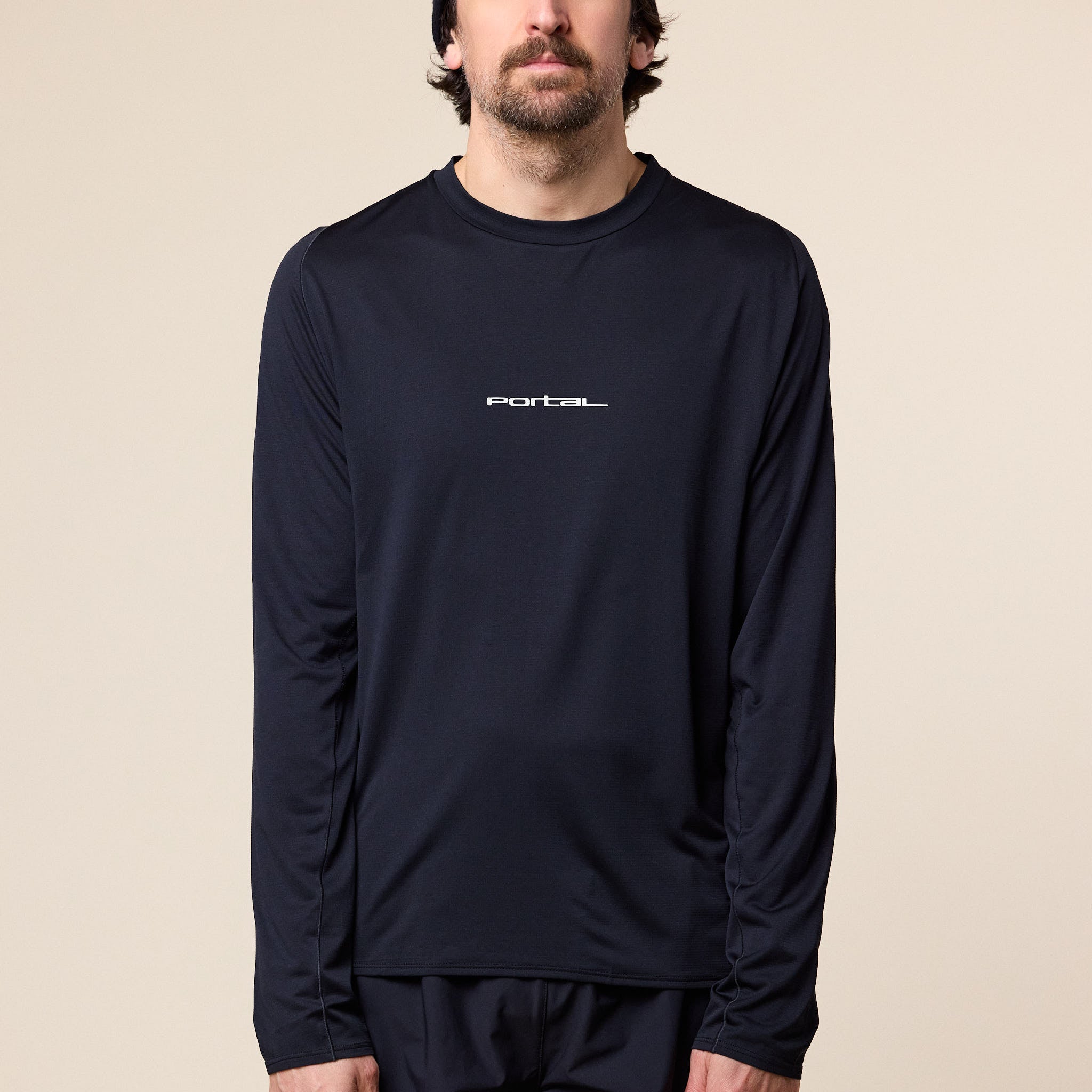 Portal - Lateral Peak L/S T-Shirt - Black Beauty