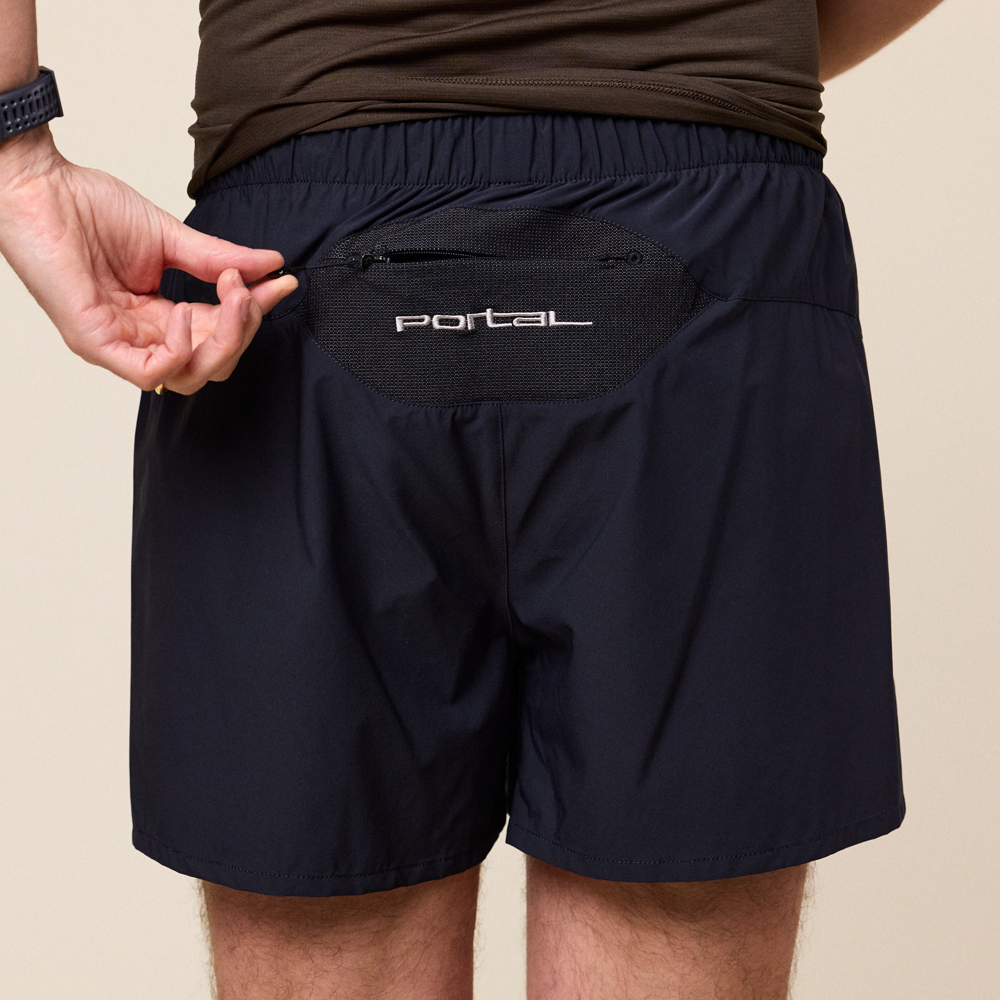 Portal - Marka Liner Shorts - Black Beauty