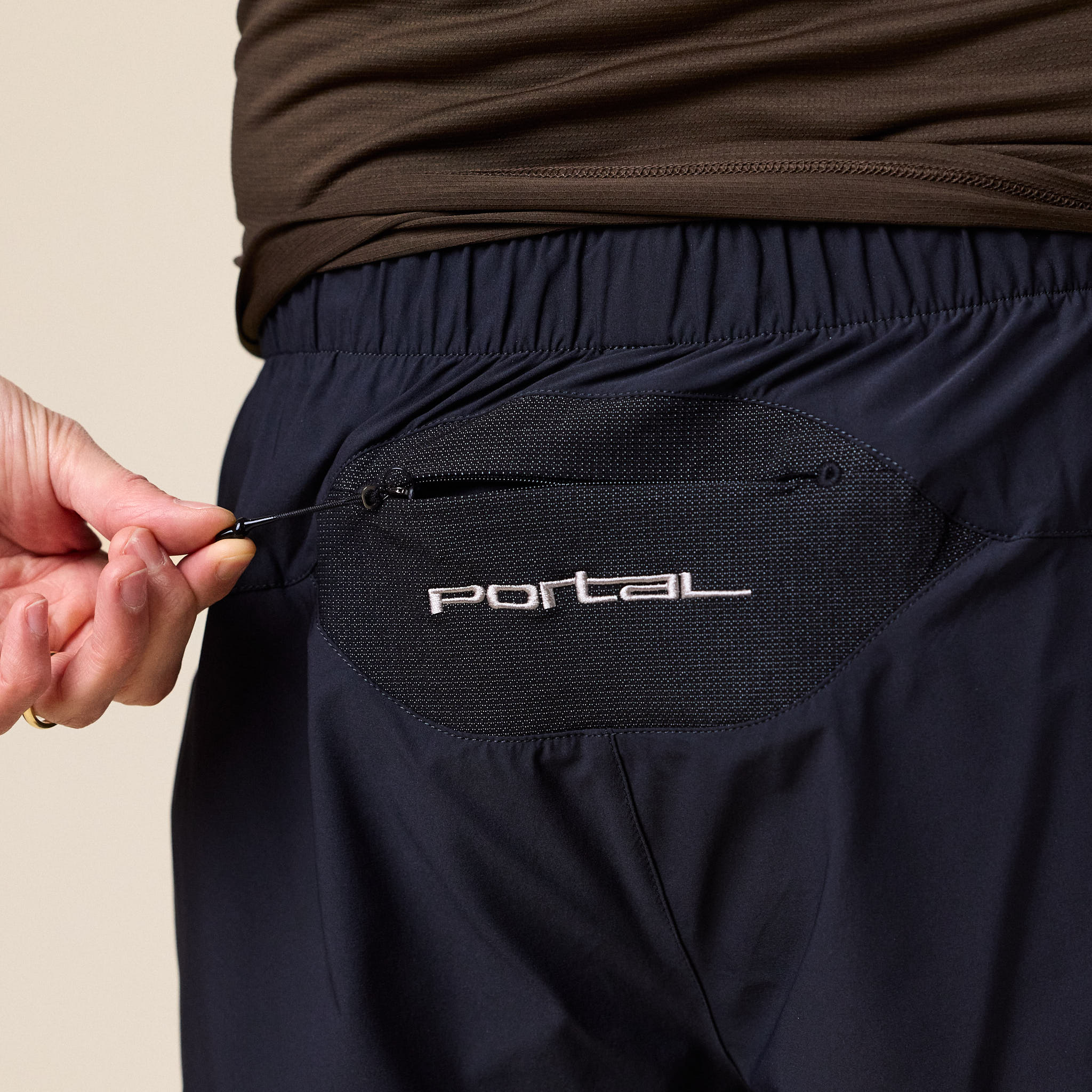 Portal - Marka Liner Shorts - Black Beauty