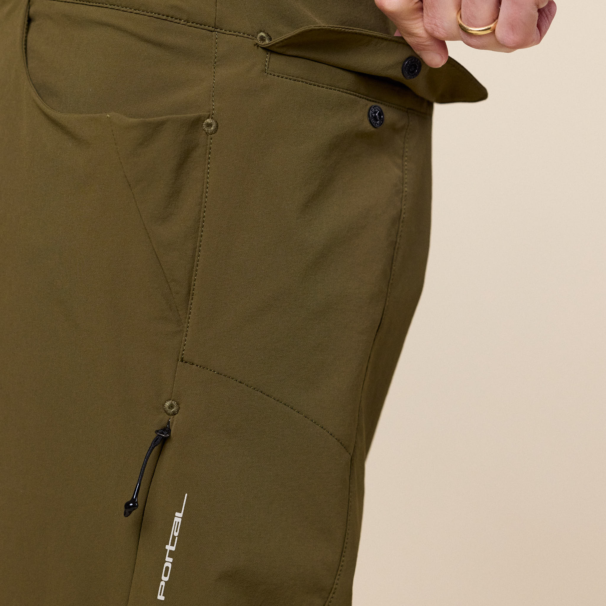 Portal - Traka Softshell Pants - Dark Olive