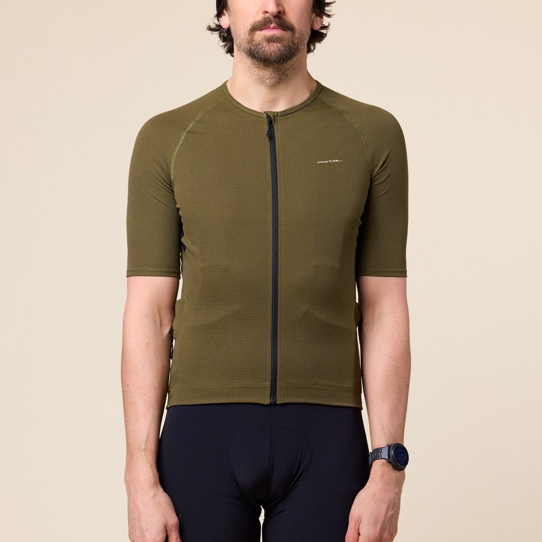Portal - Range Light Cycling Jersey - Dark Olive