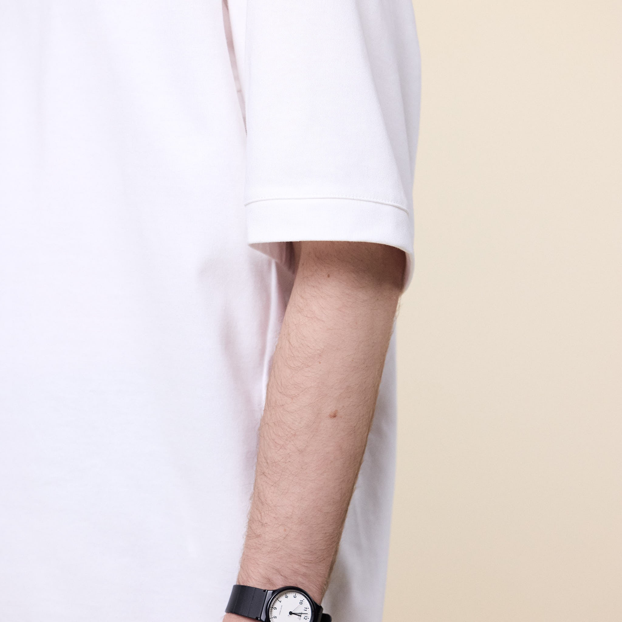 Still by Hand - Heavyweight Double Knit T-Shirt - White