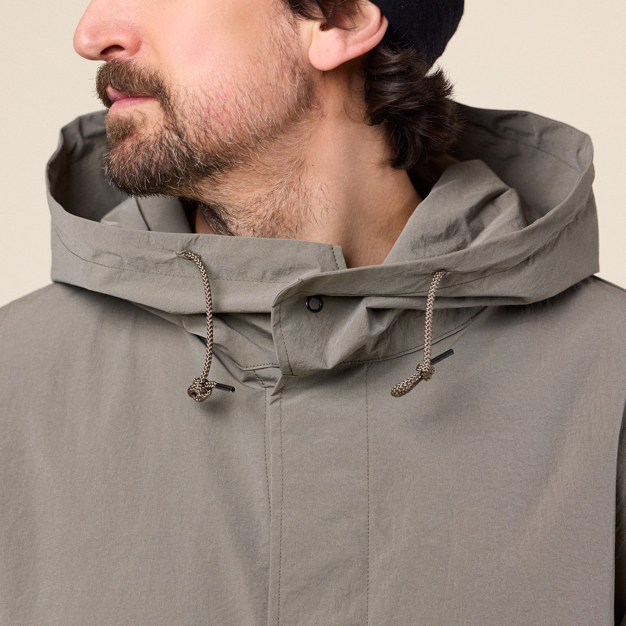 Still by Hand - Nylon Parka - Khaki