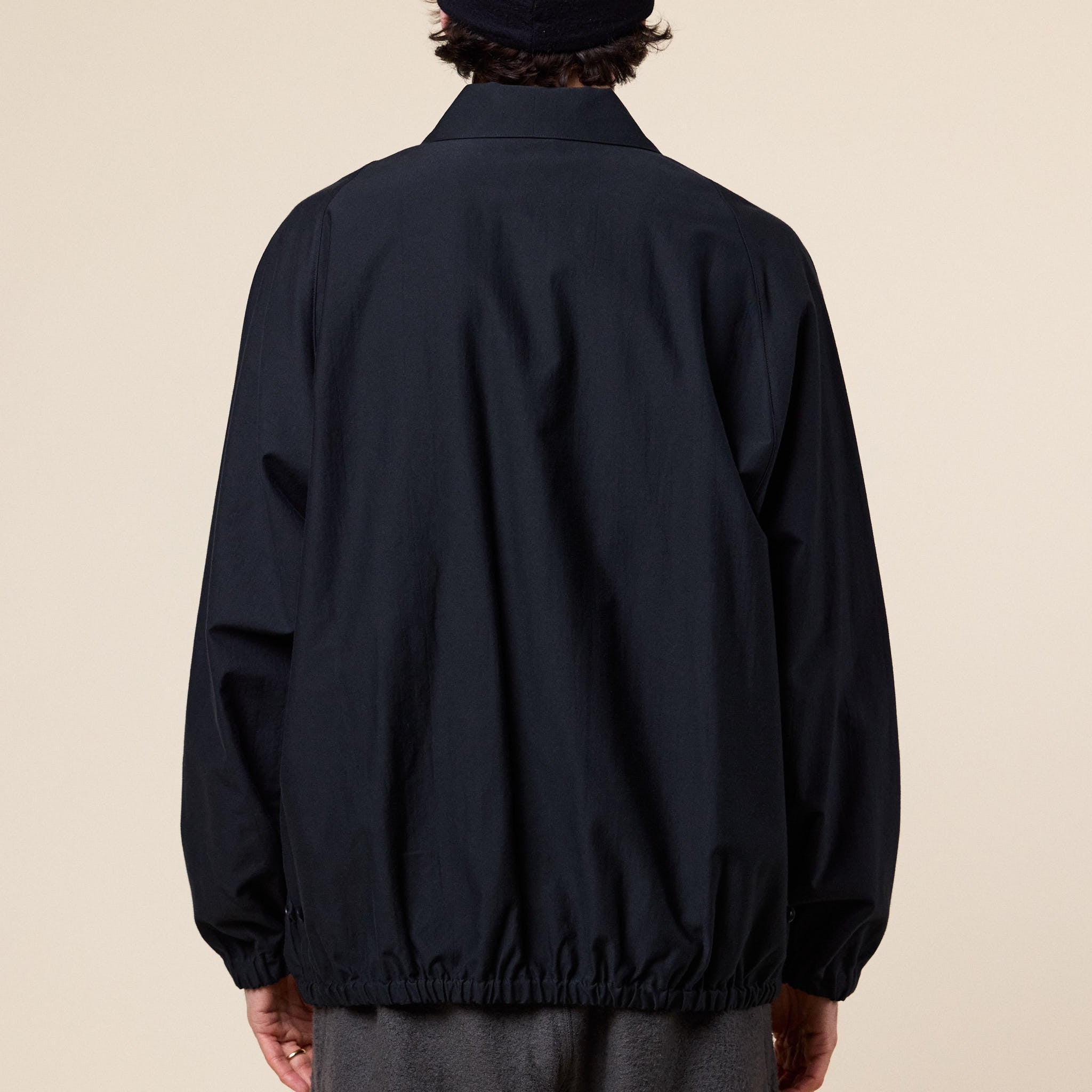Still by Hand - Cotton Moleskin Blouson Jacket - Dark Green