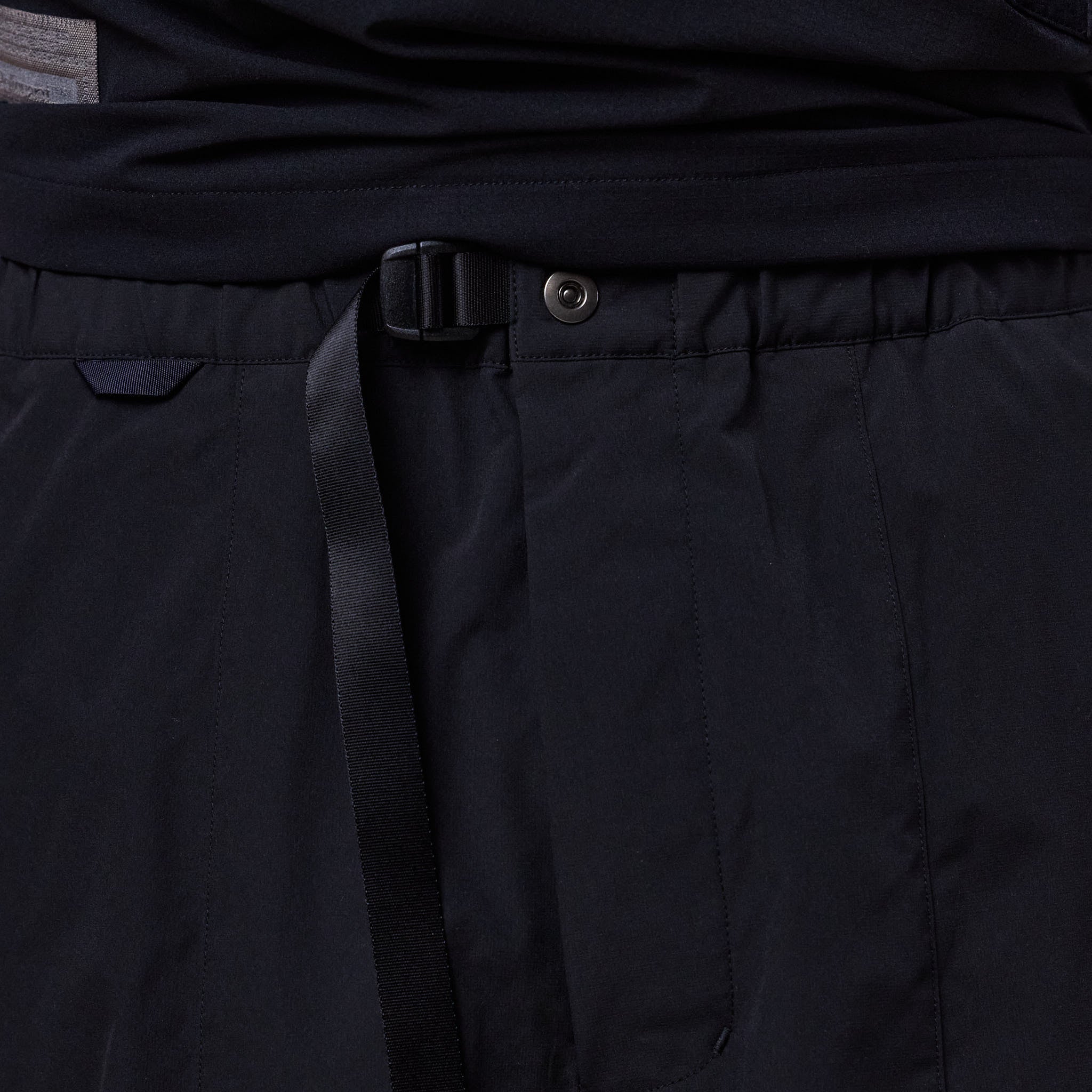 Poliquant - Changing Length Wide Zip Up Pants - Black