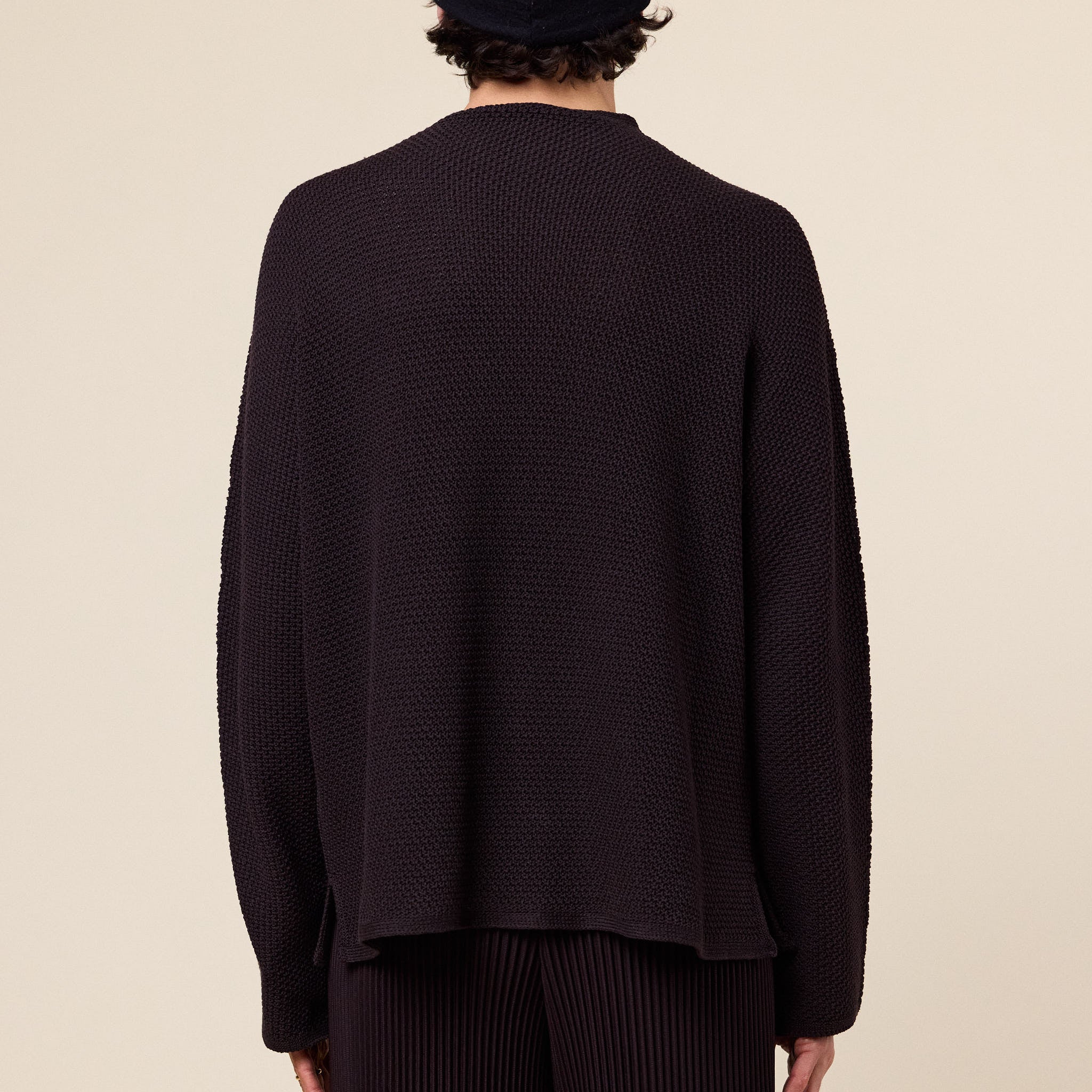 Homme Plissé Issey Miyake - Rustic Knit Sweater - Brown