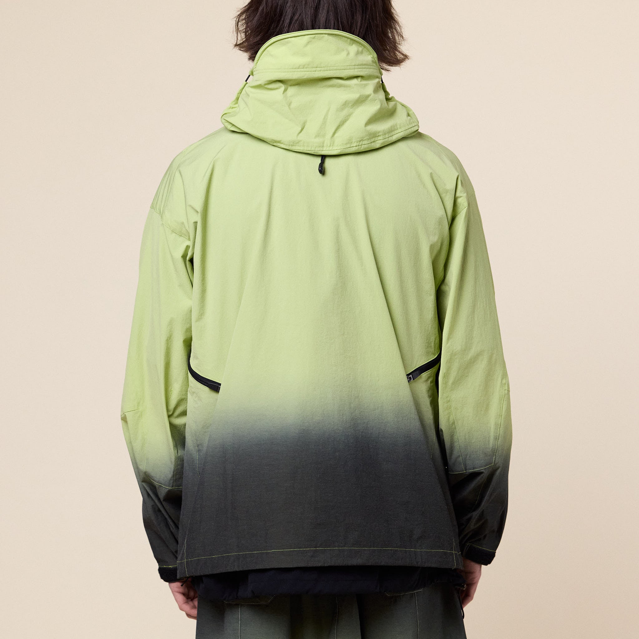 Poliquant - Gradient Garment Dyed Jacket - Lime Black