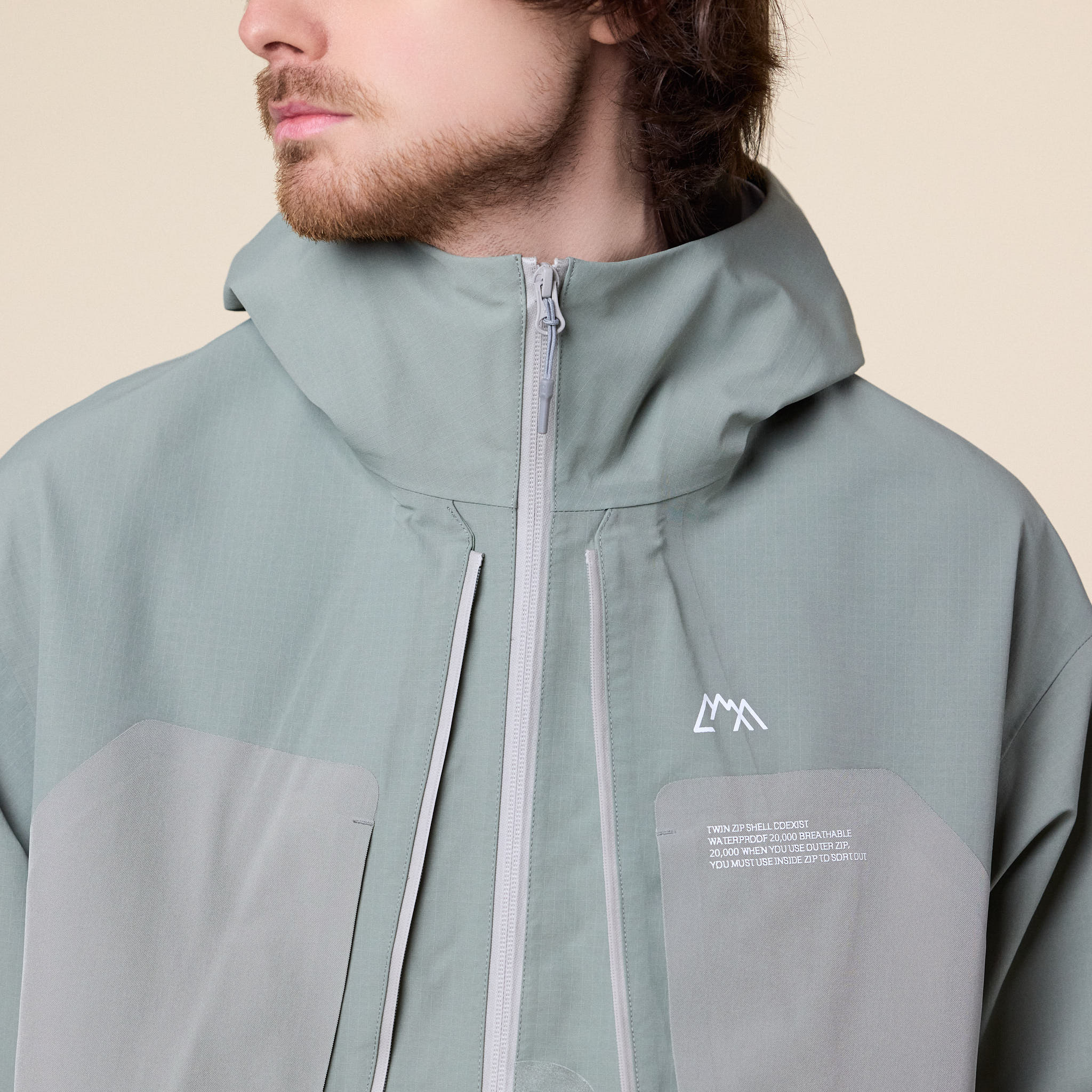 CMF Comfy Outdoor Garment - Twin Zip Shell Coexist Jacket - Alpha Green