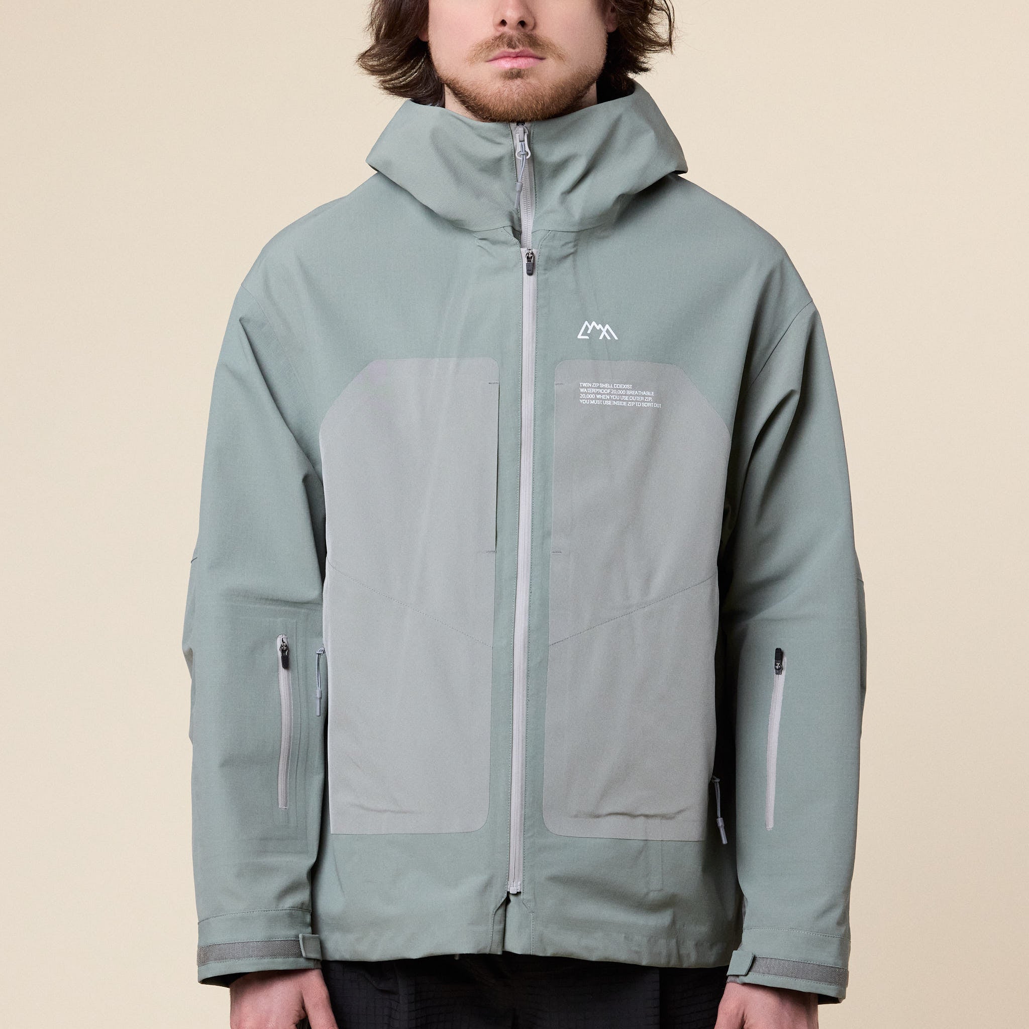 CMF Comfy Outdoor Garment - Twin Zip Shell Coexist Jacket - Alpha Green