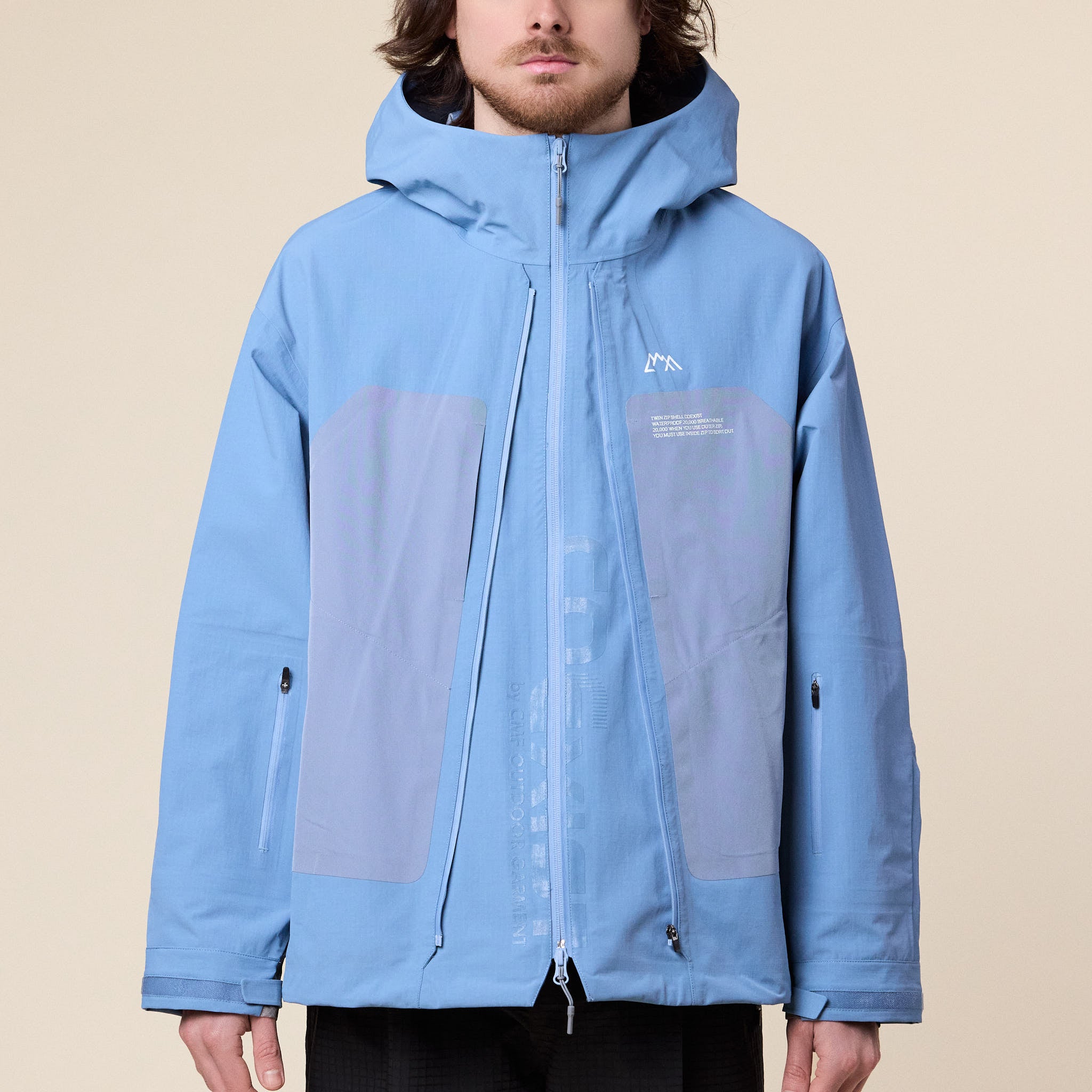 CMF Comfy Outdoor Garment - Twin Zip Shell Coexist Jacket - Alpha Blue