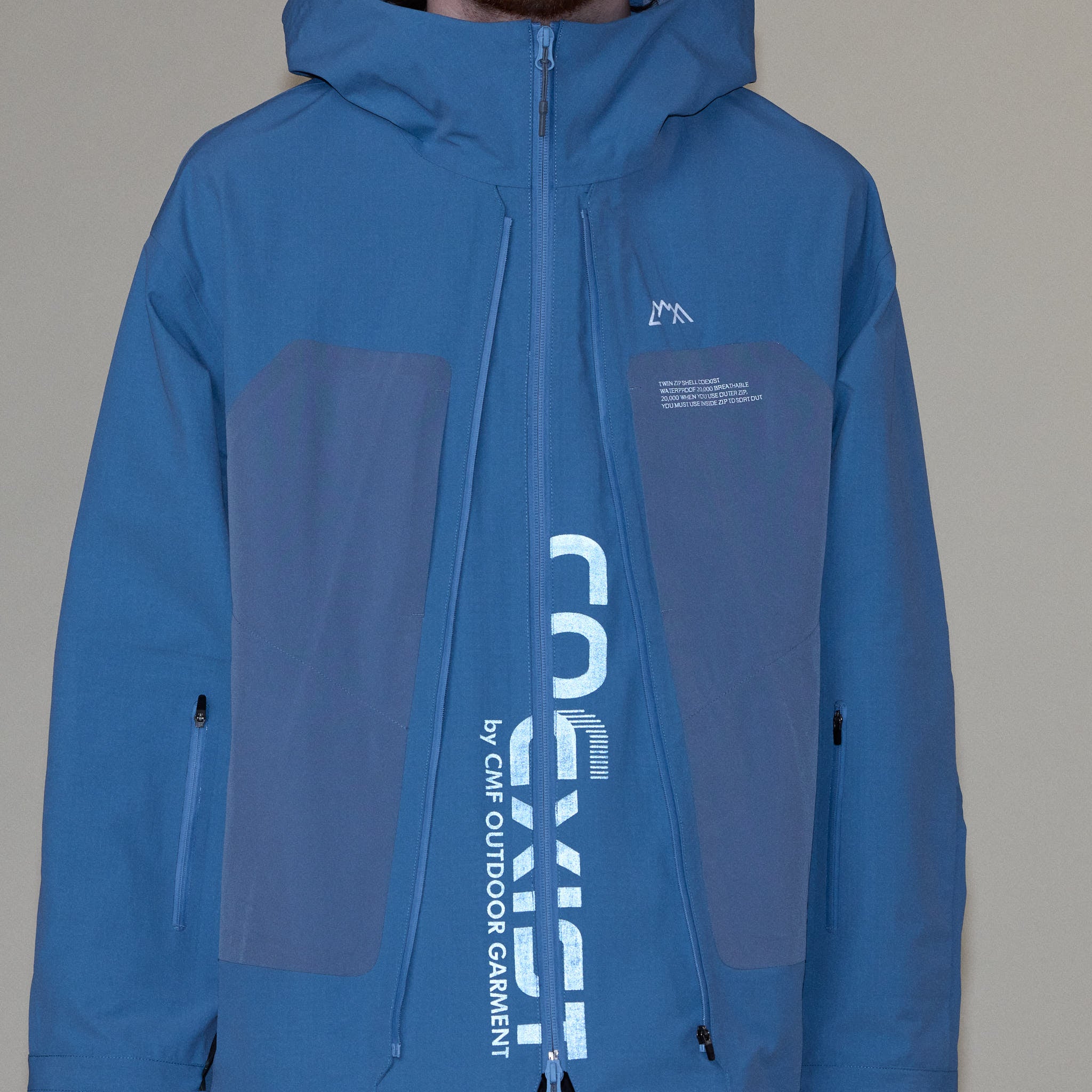CMF Comfy Outdoor Garment - Twin Zip Shell Coexist Jacket - Alpha Blue