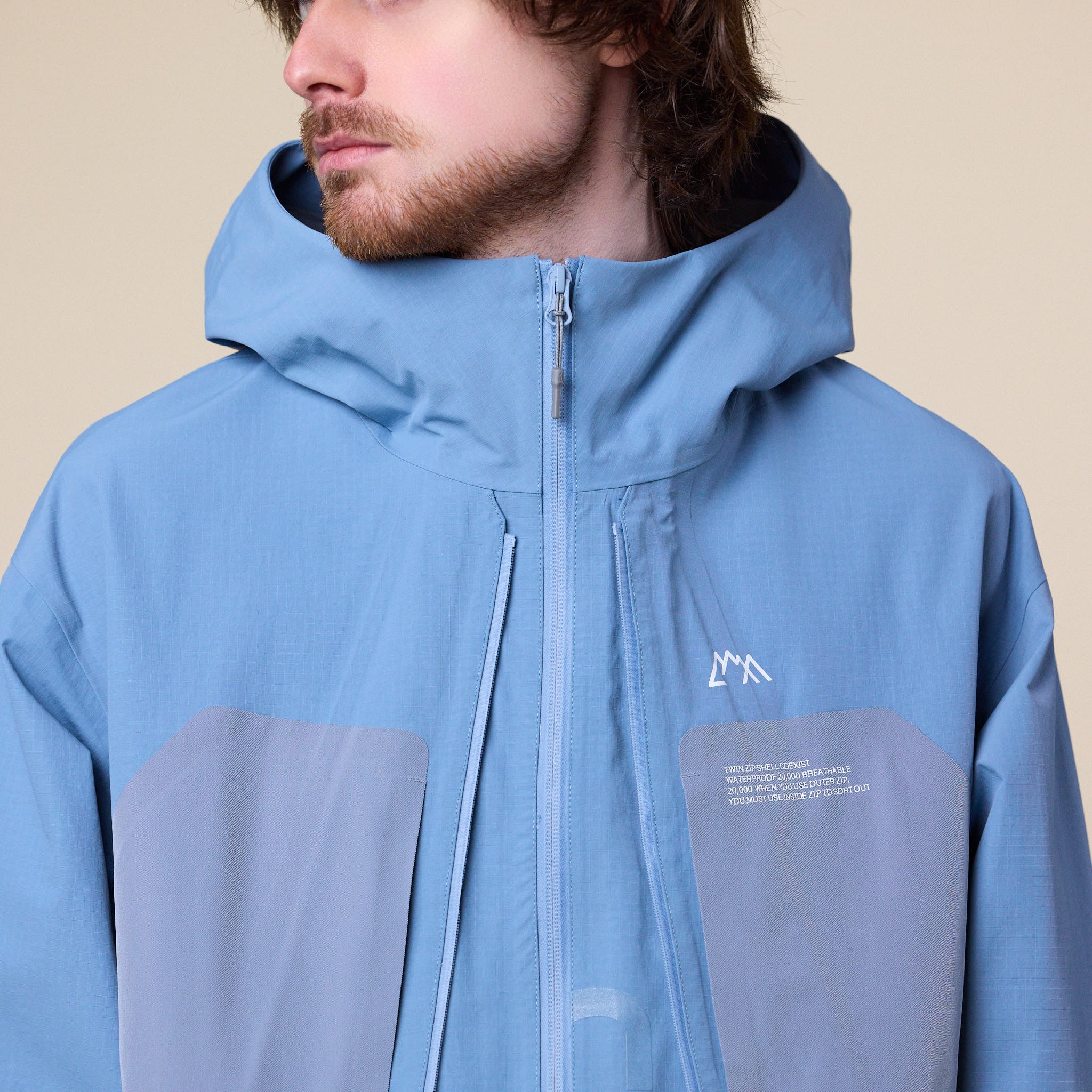 CMF Comfy Outdoor Garment - Twin Zip Shell Coexist Jacket - Alpha Blue
