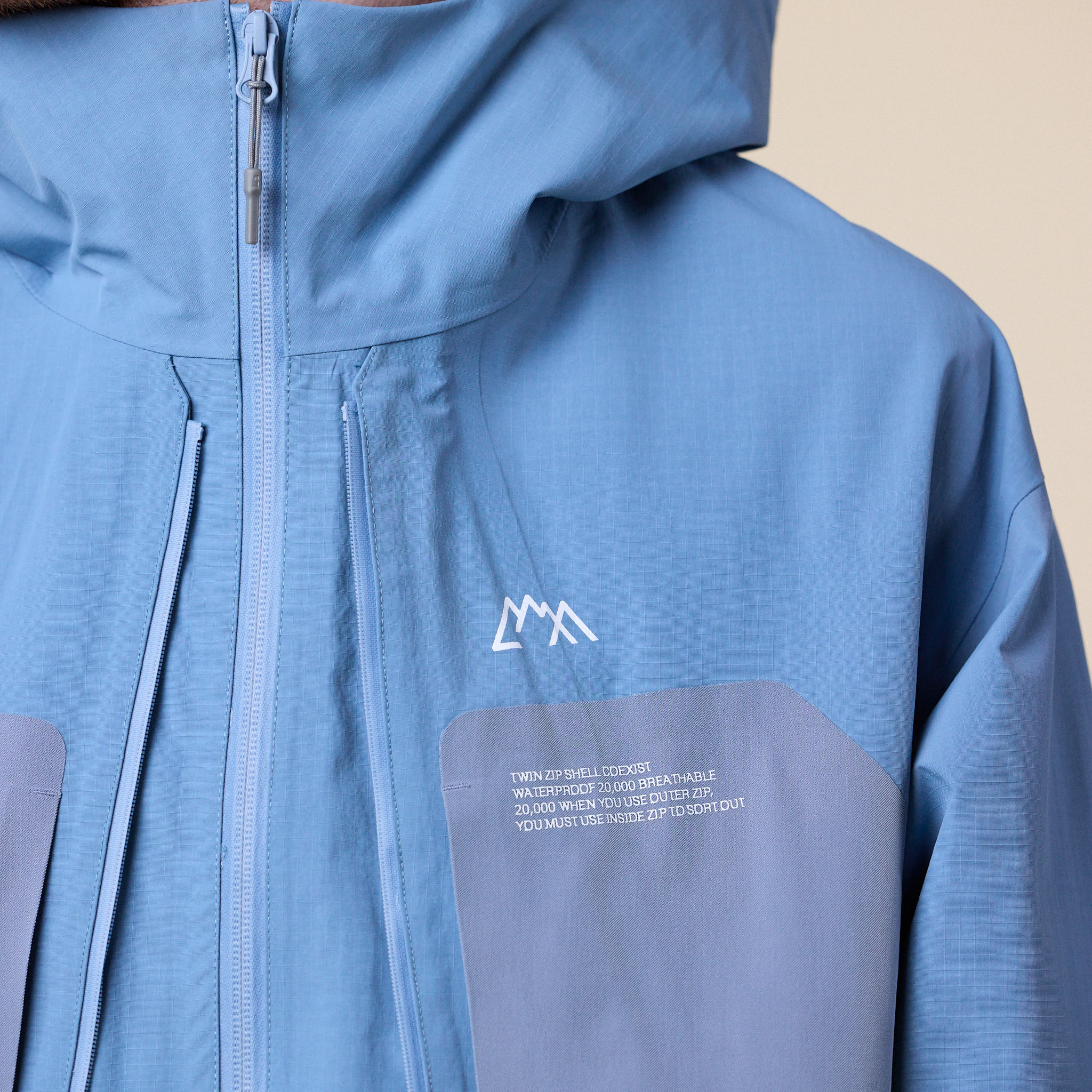 CMF Comfy Outdoor Garment - Twin Zip Shell Coexist Jacket - Alpha Blue