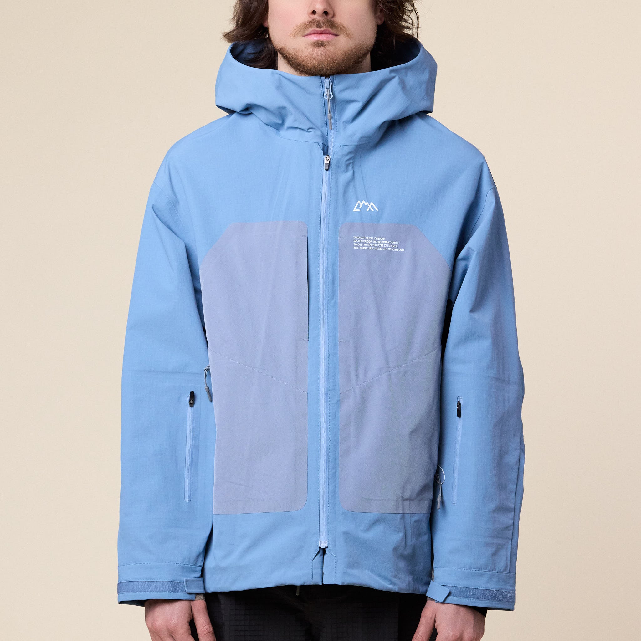 CMF Comfy Outdoor Garment - Twin Zip Shell Coexist Jacket - Alpha Blue