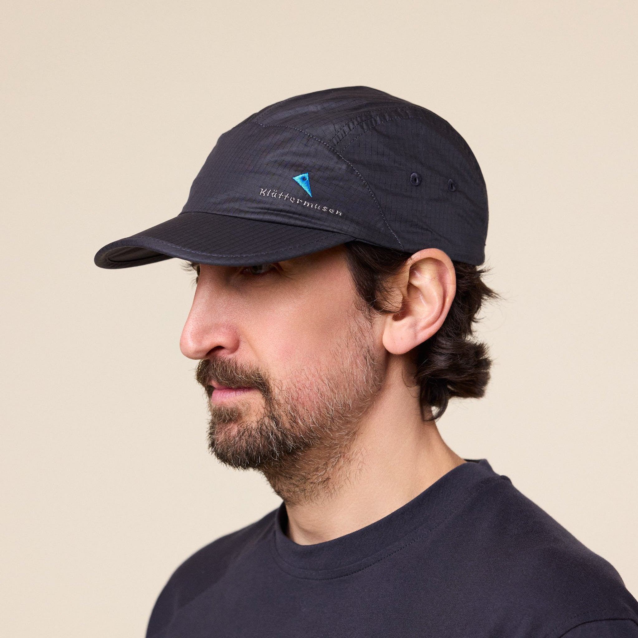 Klättermusen - Ansur Lightweight Five Panel Cap - Raven Black
