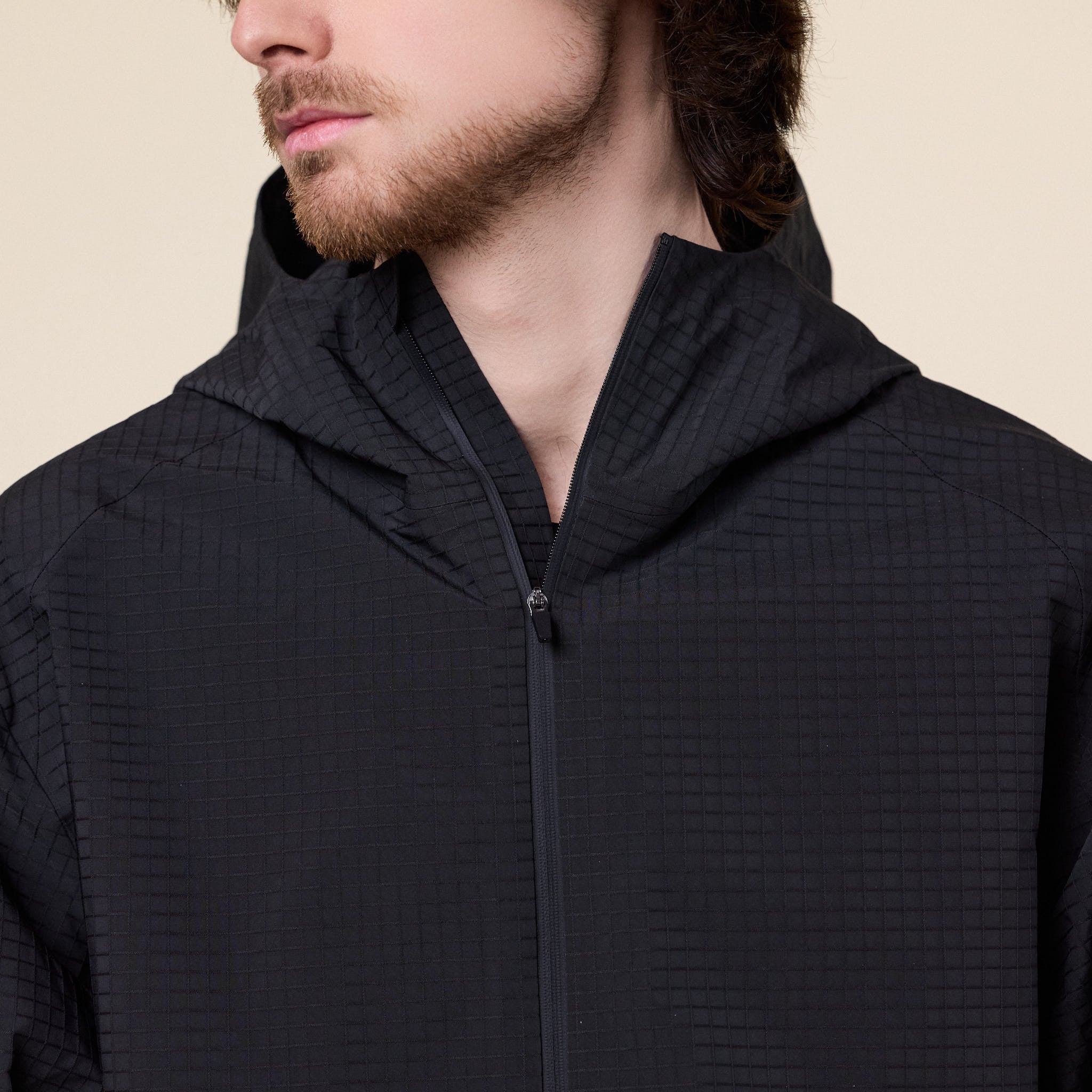 Hiking Patrol - Waypoint Rip-Stop Hooded Jacket - Charcoal Black