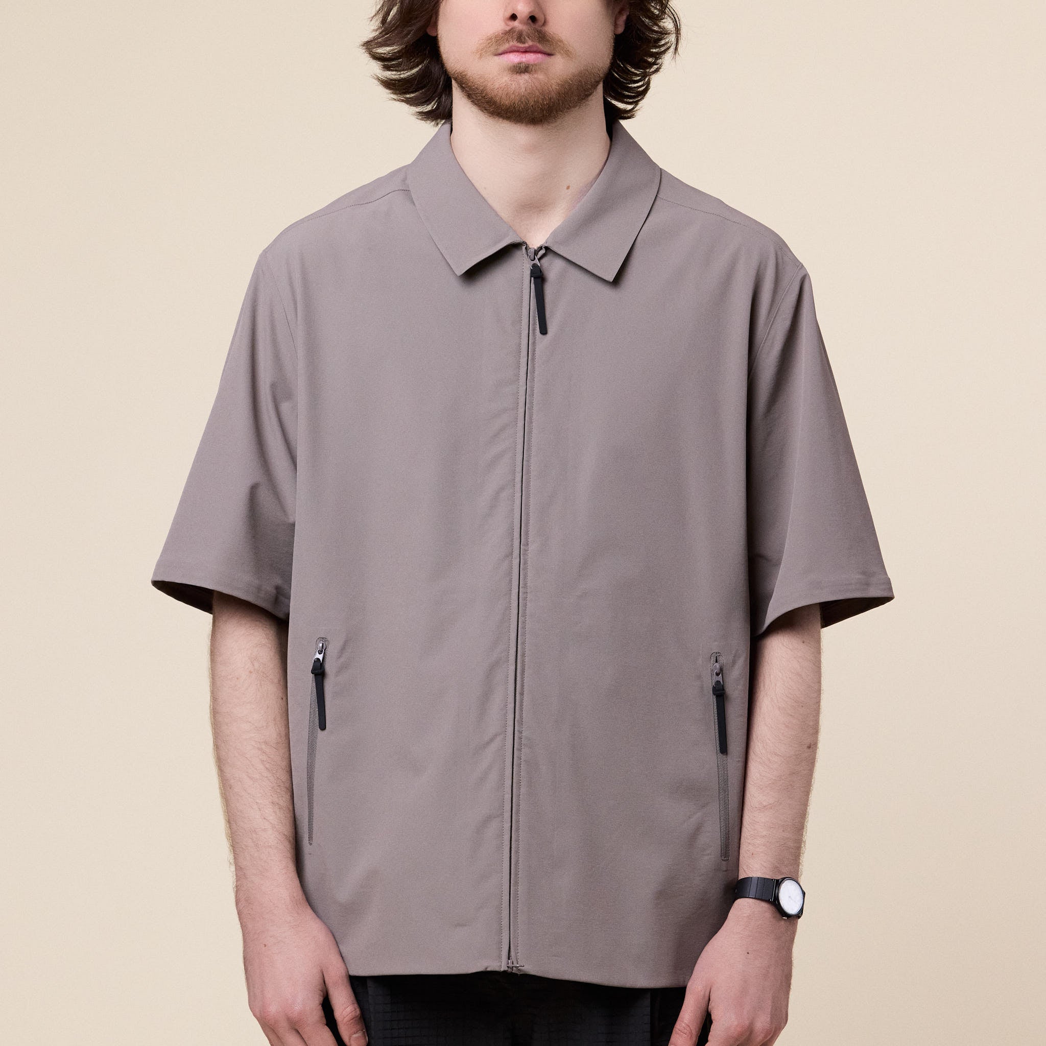 Hiking Patrol - Edge LT Softshell Technical S/S Shirt - Walnut