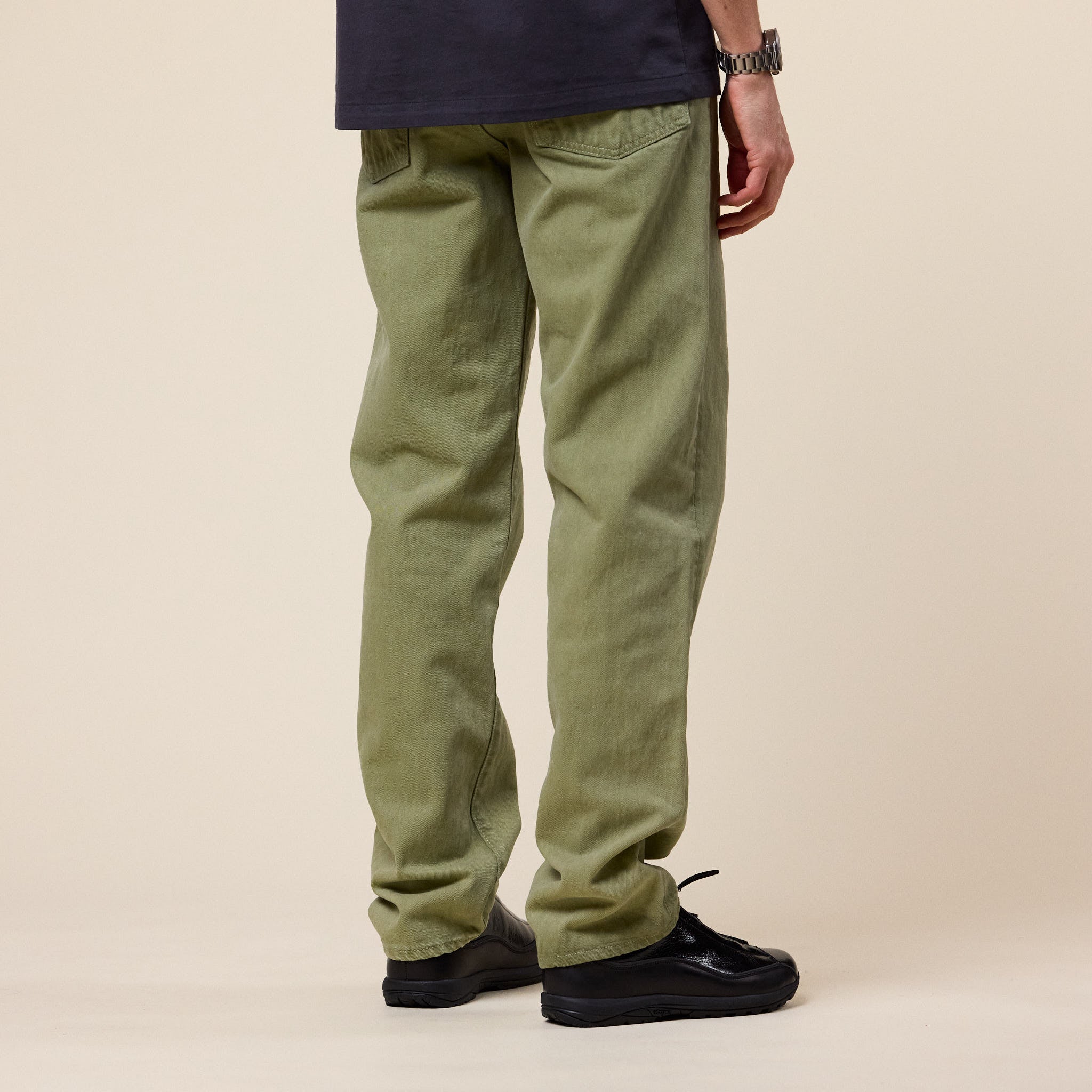 Edwin Jeans - Made in Japan Loose Jeans - Natural Green Overdye