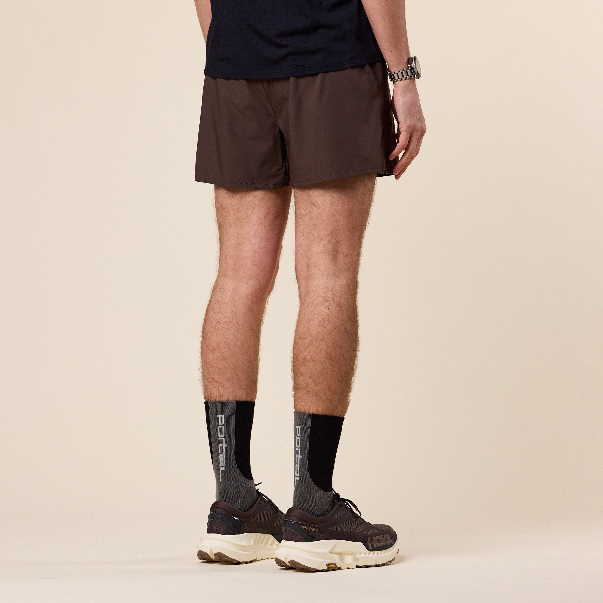 Portal - Marka Liner Shorts - Slate Black (Brown)