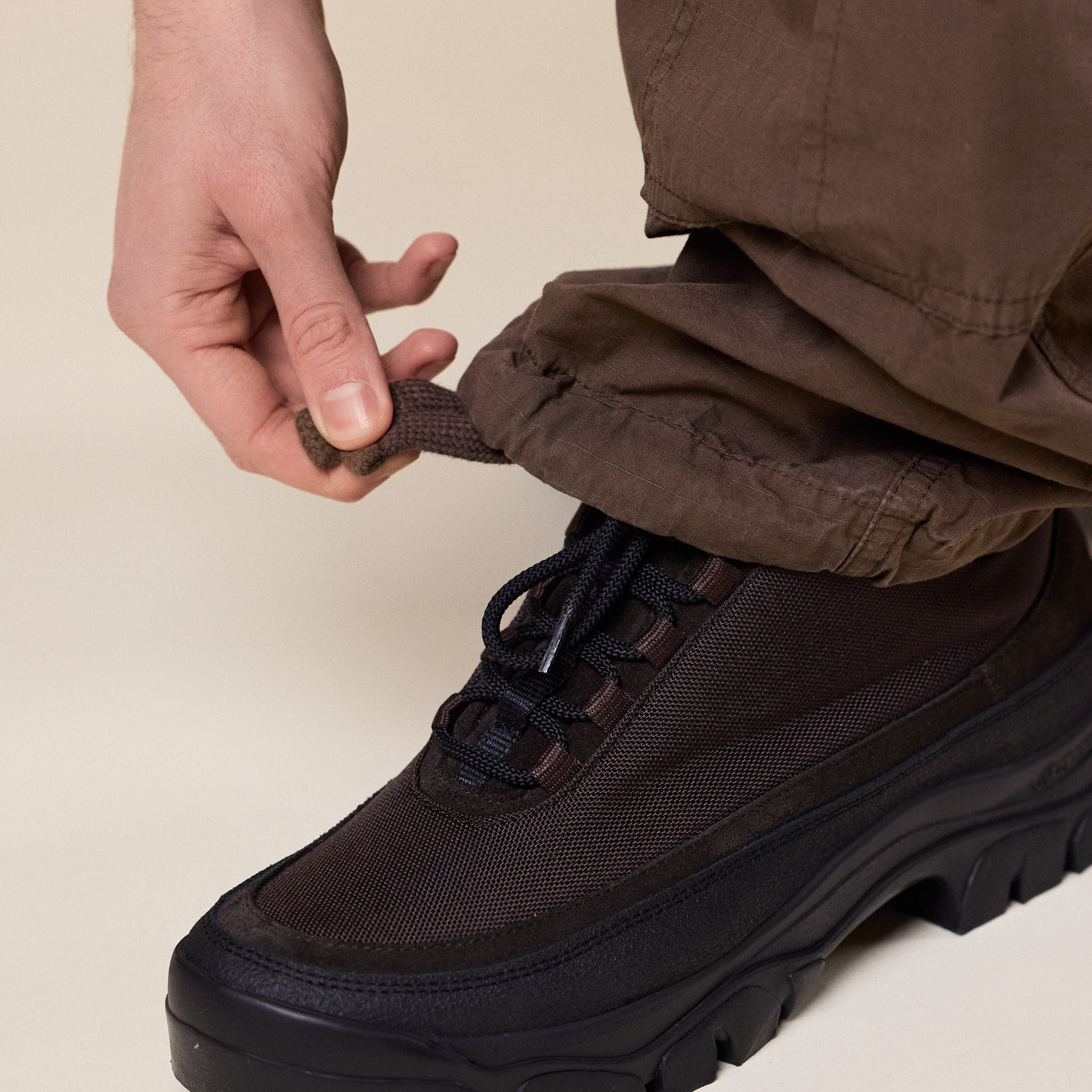 Stone Island - Loose Fit Cargo Trousers - Umber