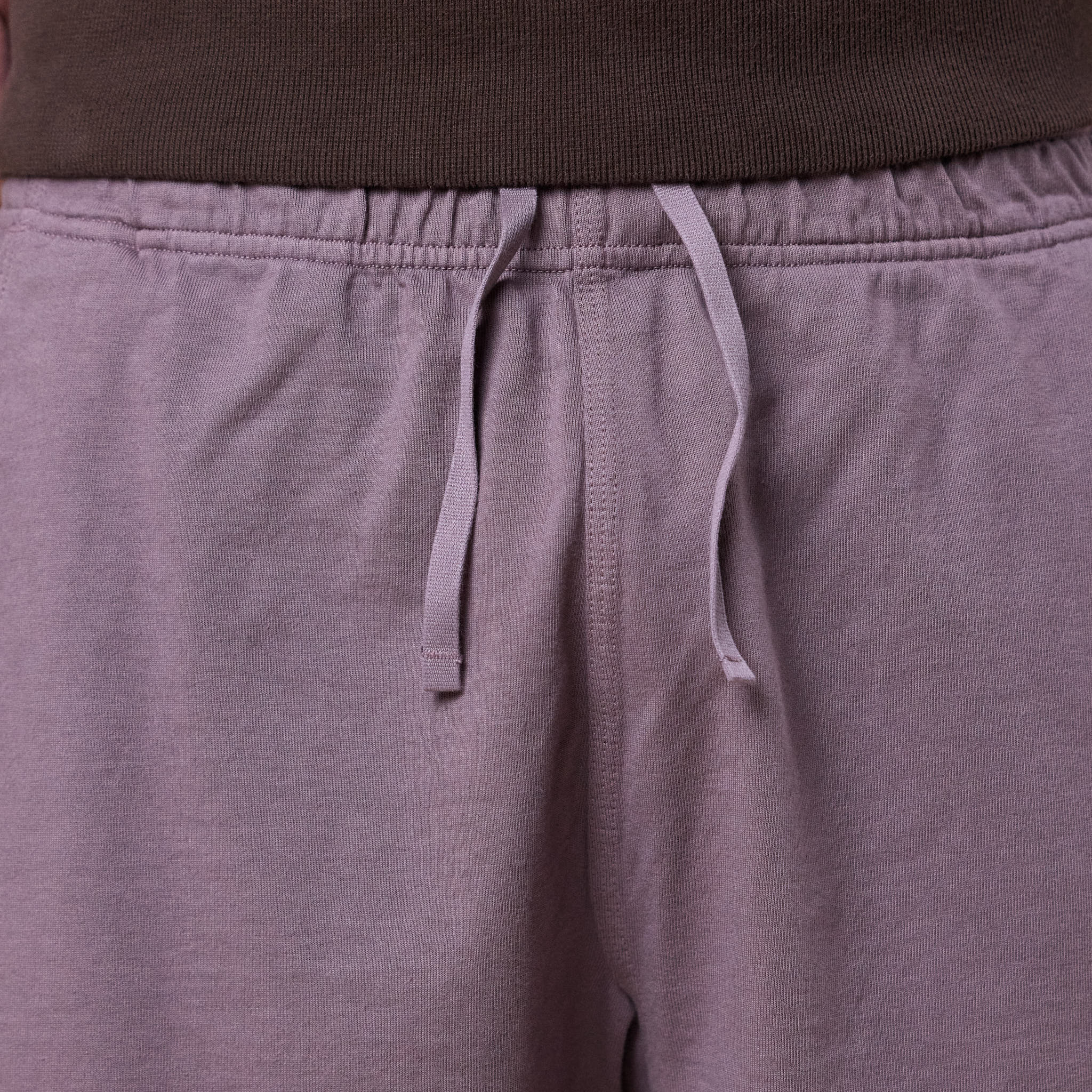 Stone Island - Malfilé Jersey "Old Effect" Shorts - Purple Grey