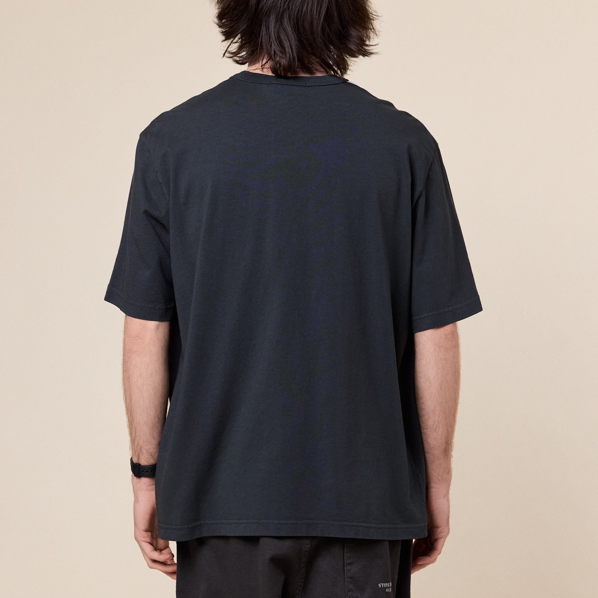 Stone Island Marina - Oversized Combed Cotton T-Shirt - Lead Grey