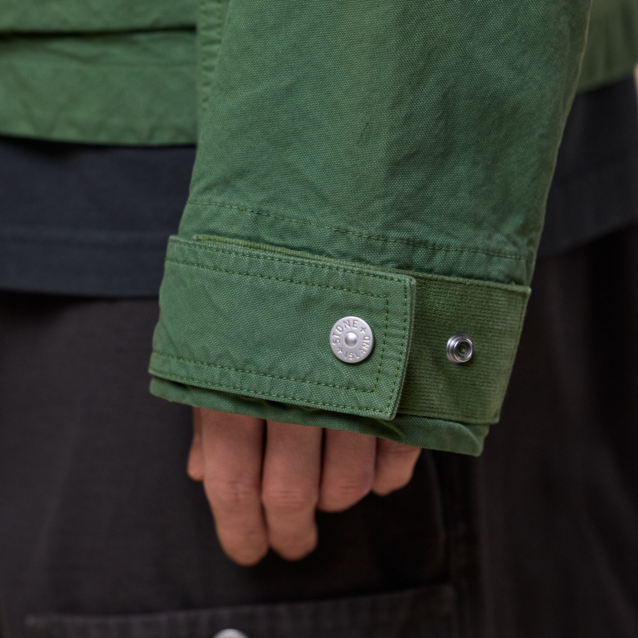 Stone Island Marina - Panama Weave Coach Jacket - Quartz Green