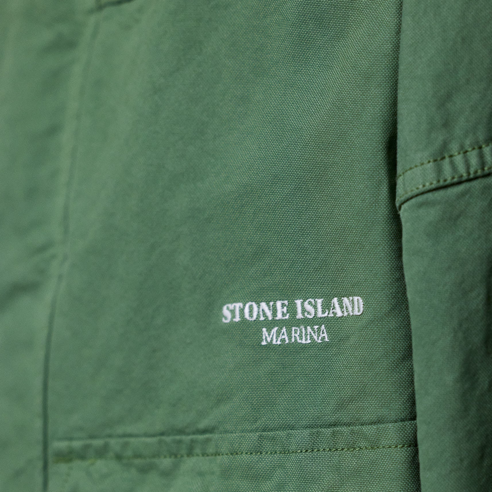 Stone Island Marina - Panama Weave Coach Jacket - Quartz Green
