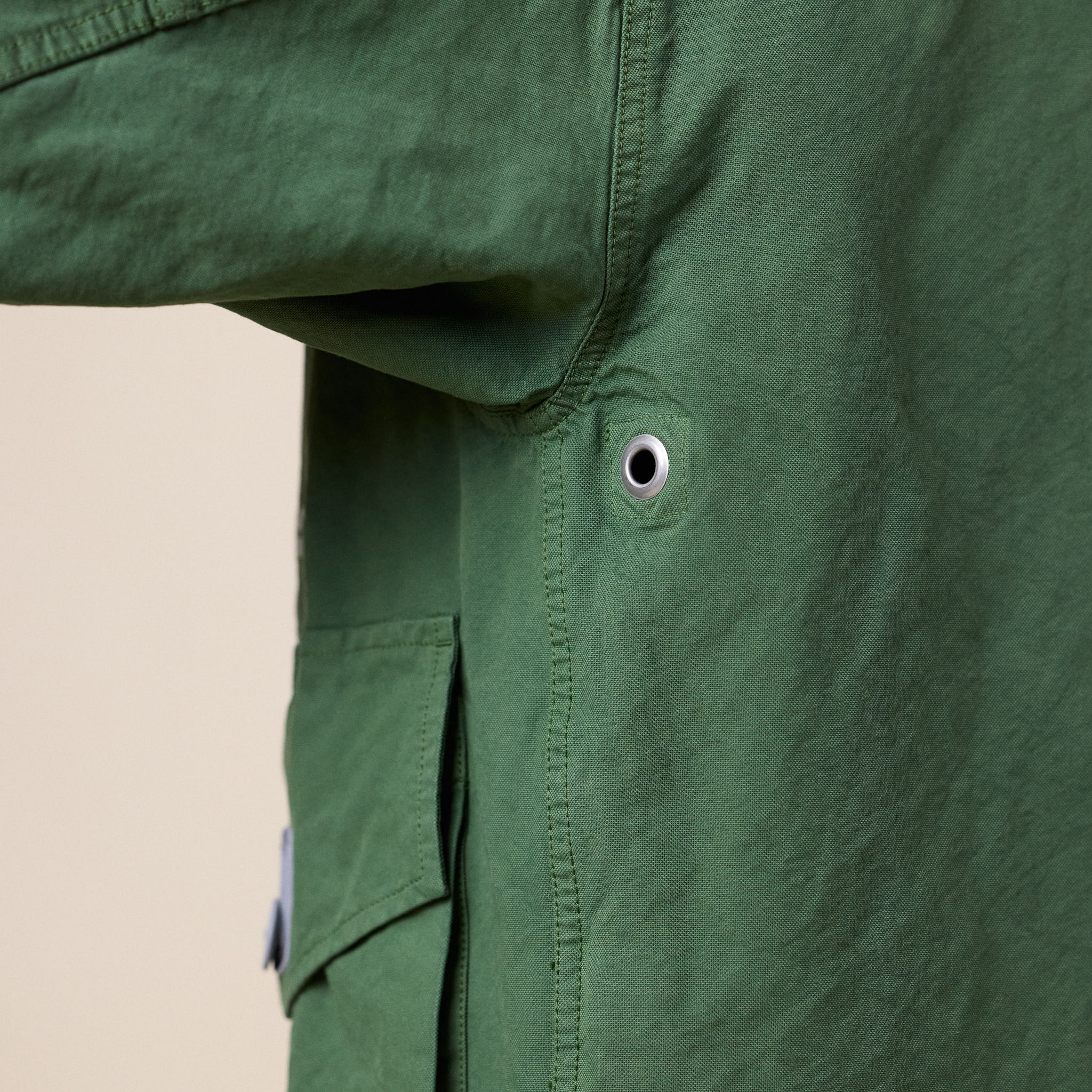Stone Island Marina - Panama Weave Coach Jacket - Quartz Green