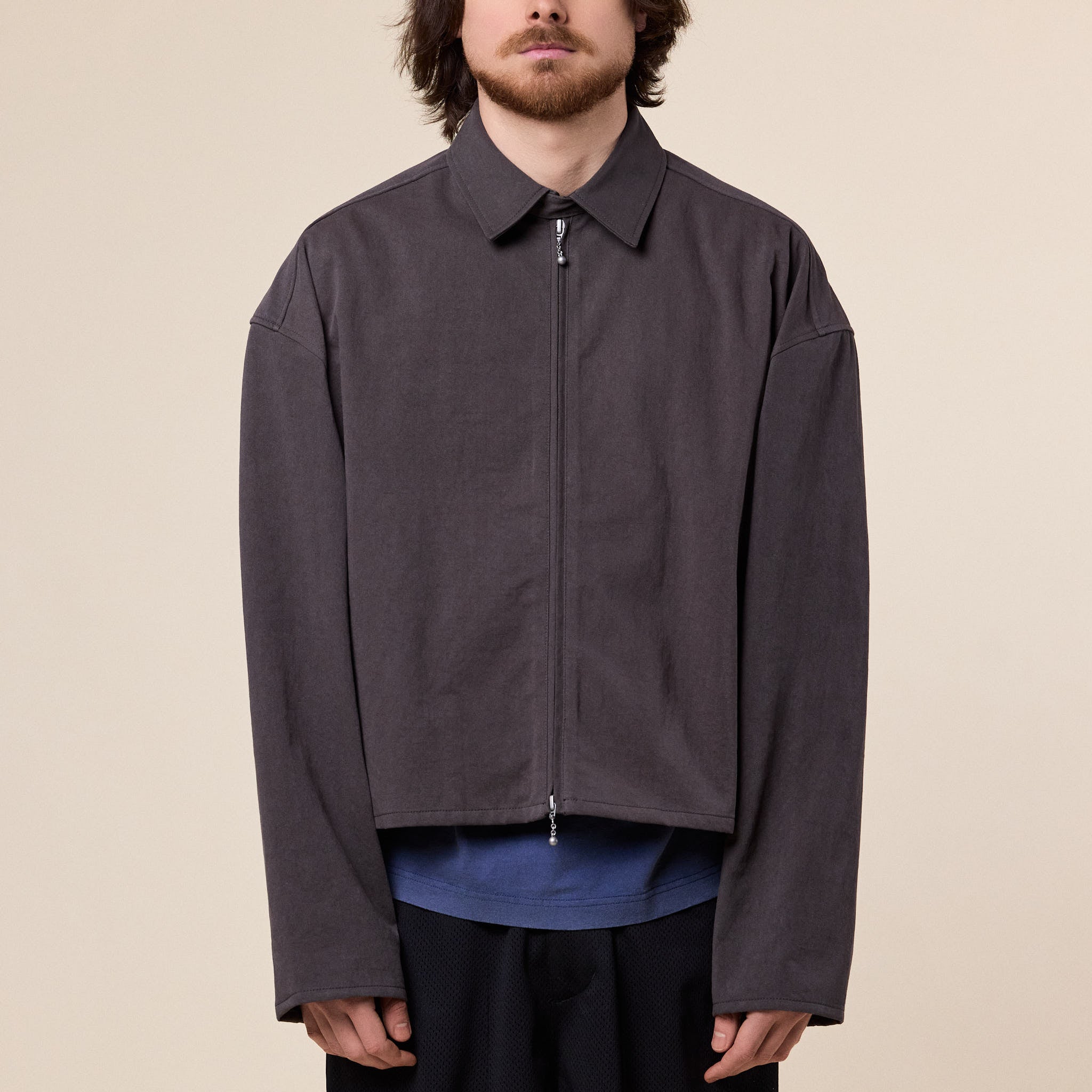 Merely Made - Premium Nomadic Cropped Jacket - Shadow Grey