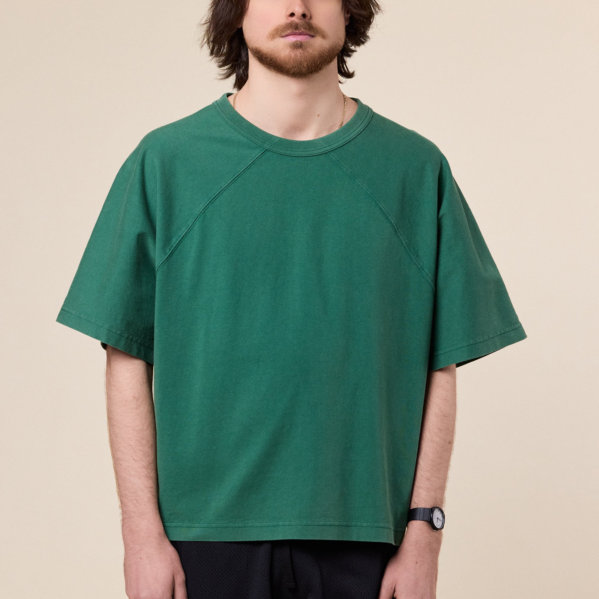 Gander - Wide Raglan T-Shirt - Washed Green