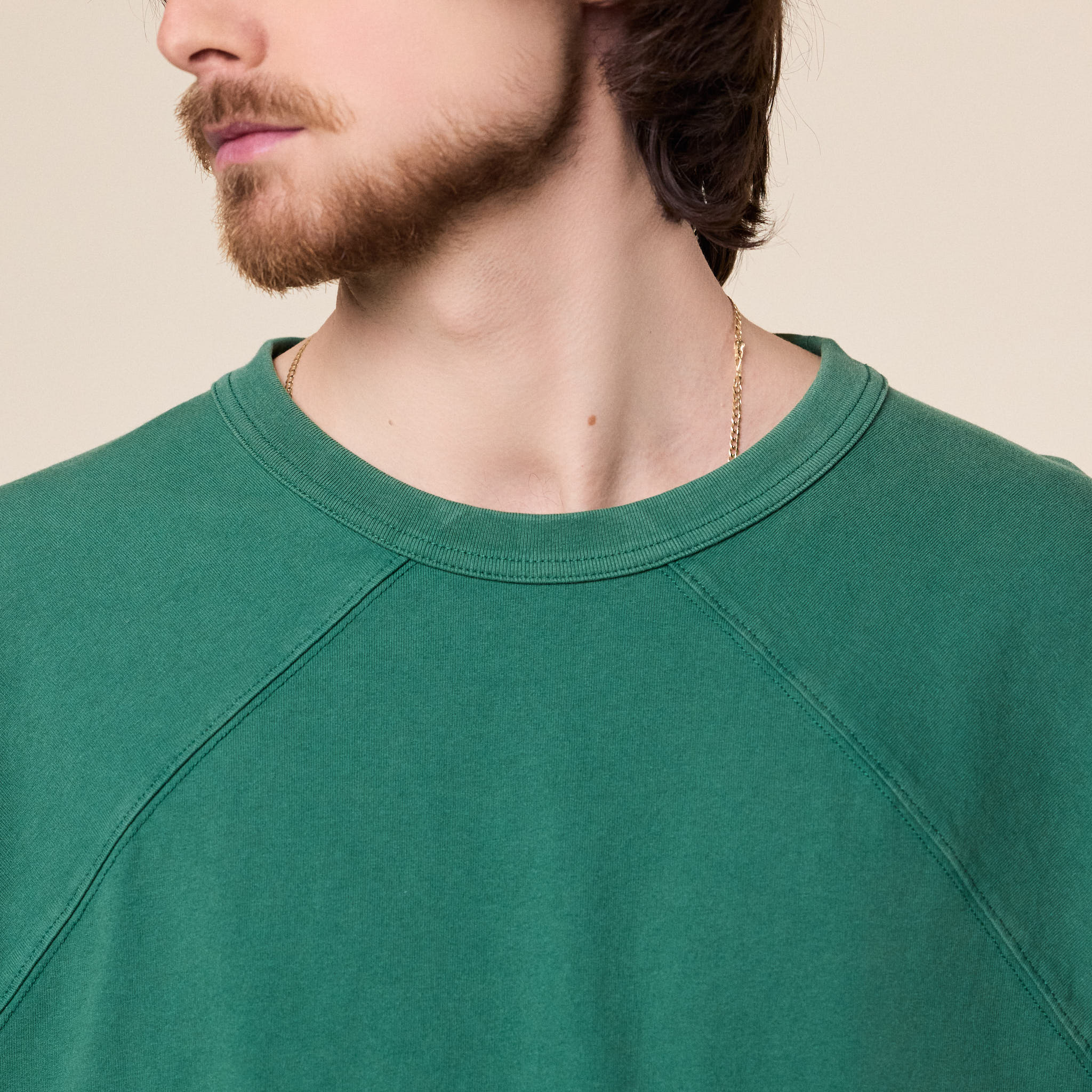 Gander - Wide Raglan T-Shirt - Washed Green