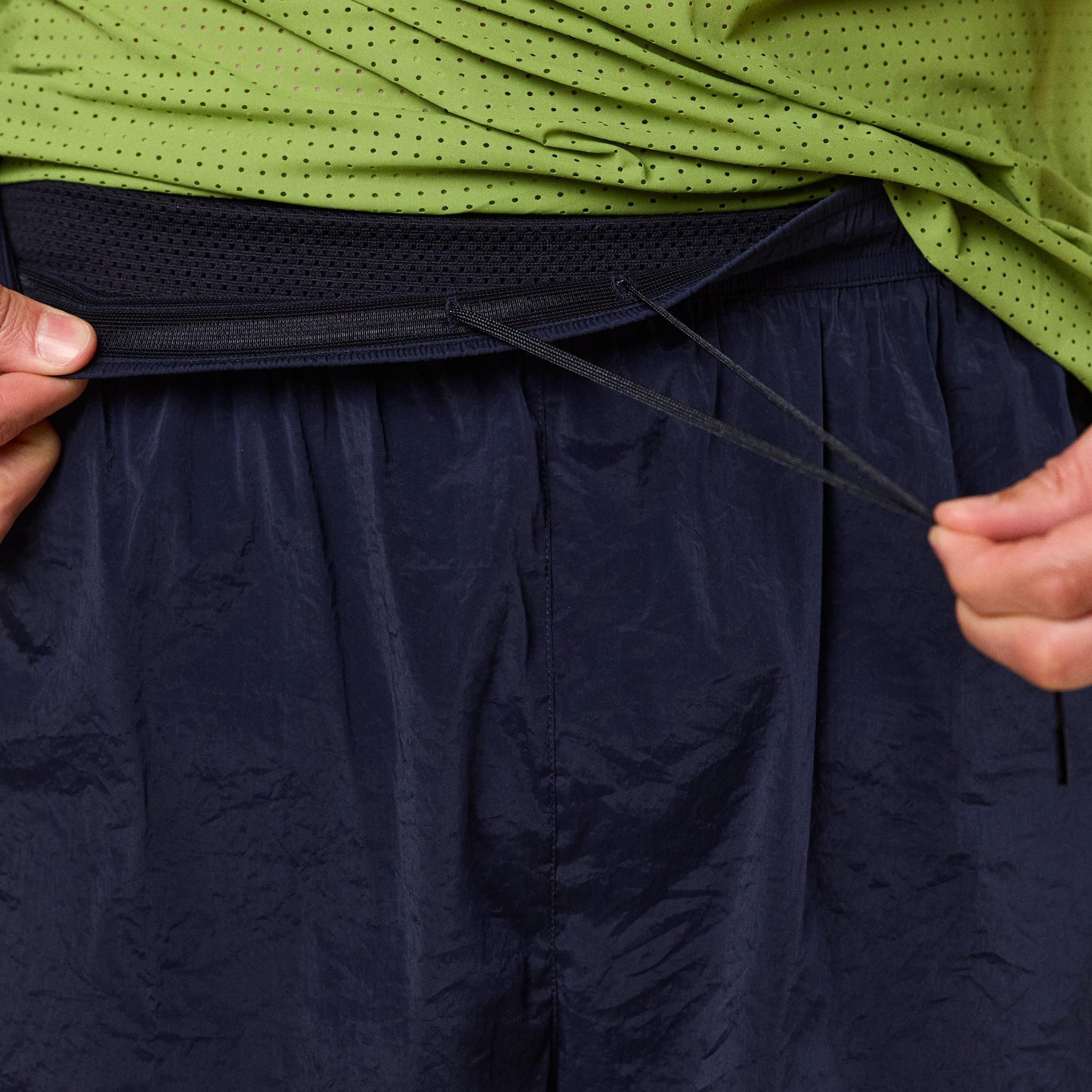 Literary Sport - Myles Layered Run Short - Navy