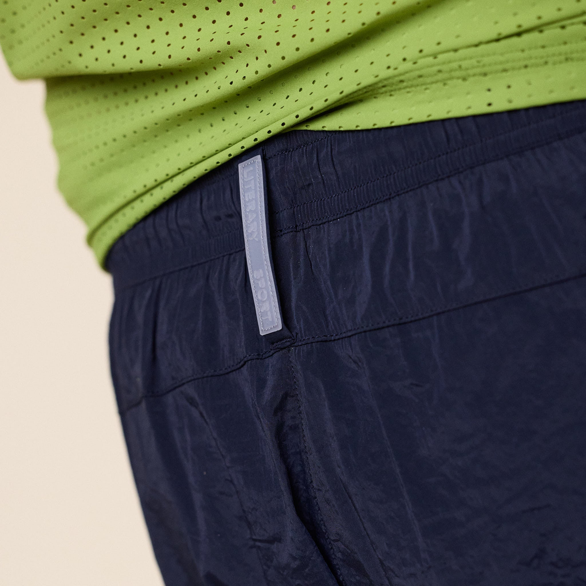 Literary Sport - Myles Layered Run Short - Navy